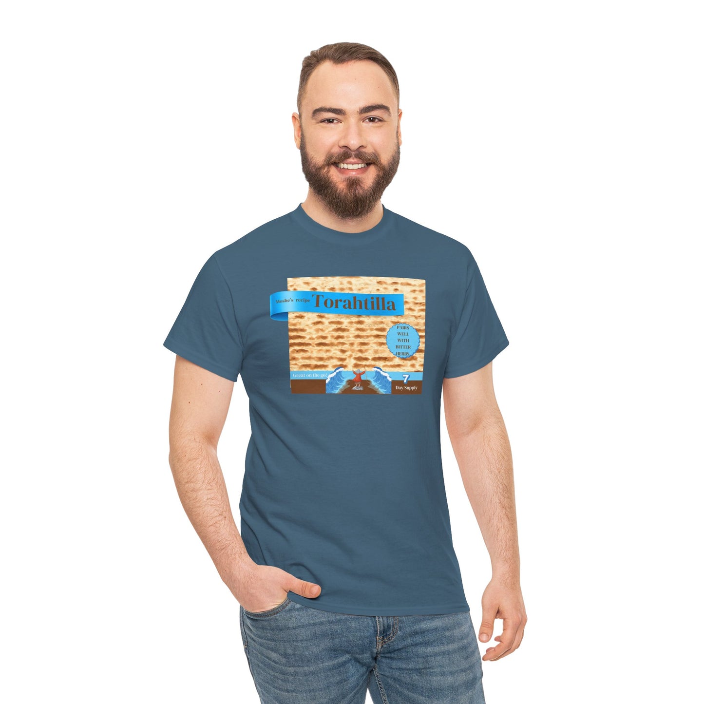 Passover Matzo Unisex Tee - Moshe's Recipe Torahtillas Cotton Funny Shirt