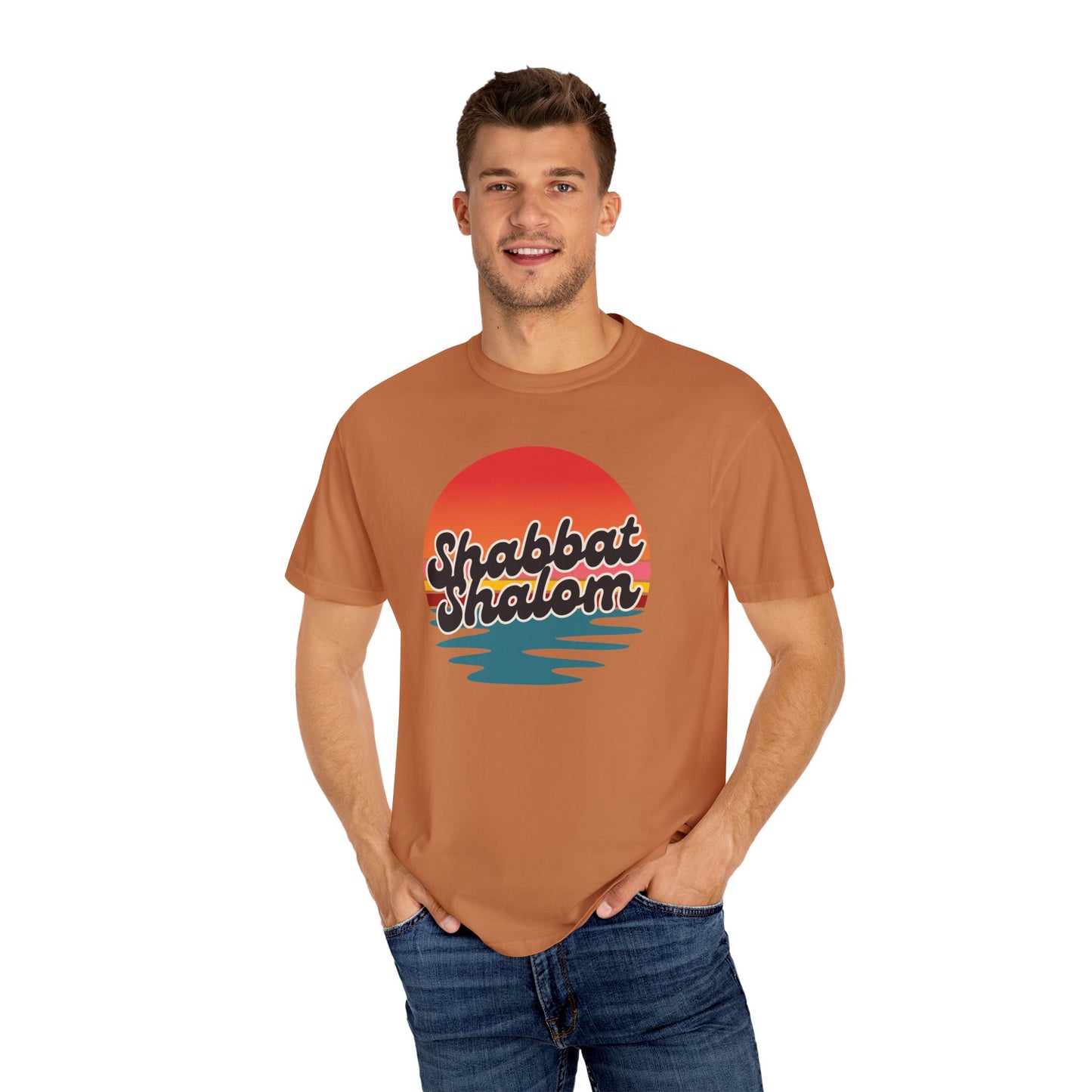 Sunset Shabbat Shalom T-shirt