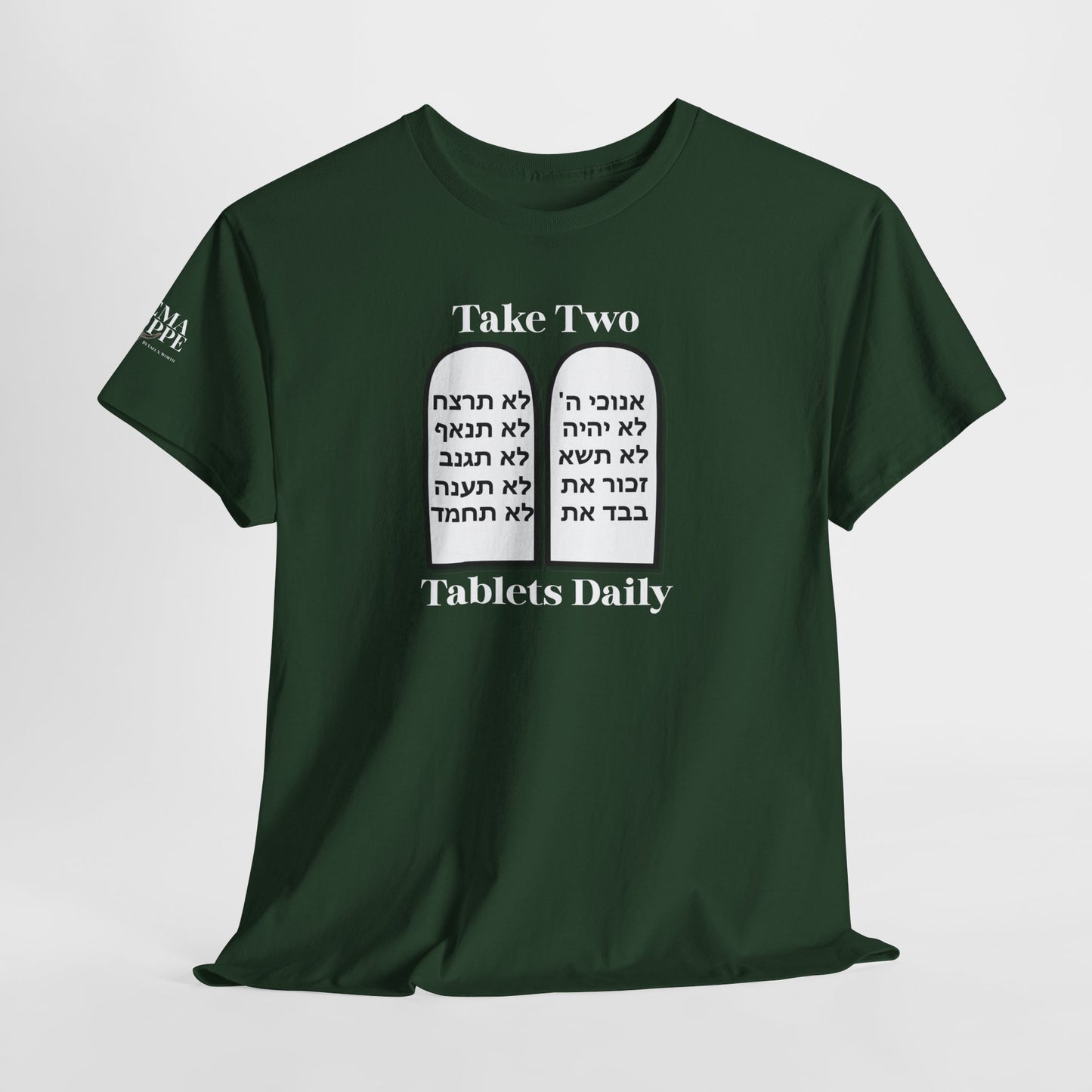 Unisex Tee Take Two Tablets Daily Commandments Shirt