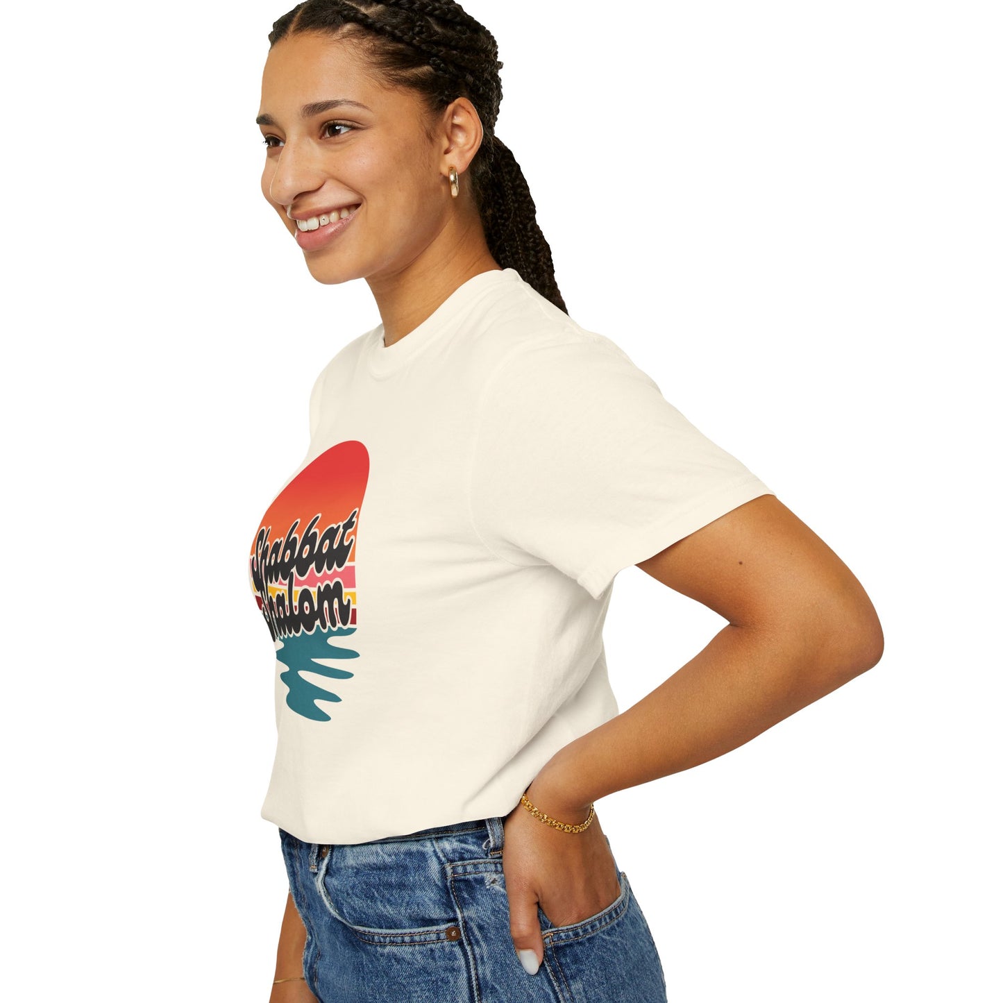 Sunset Shabbat Shalom T-shirt
