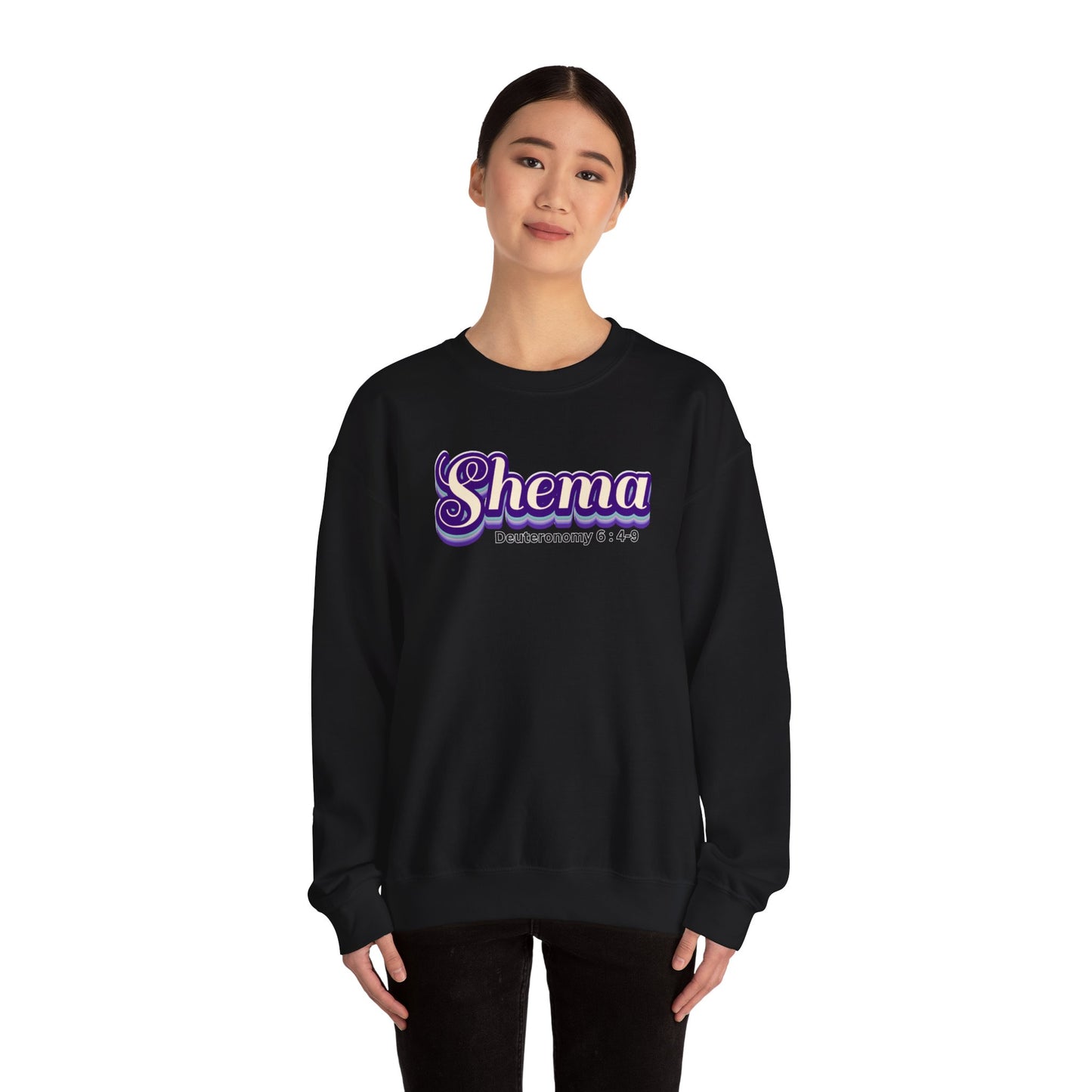 Retro Shema Unisex Heavy Blend™ Crewneck Sweatshirt
