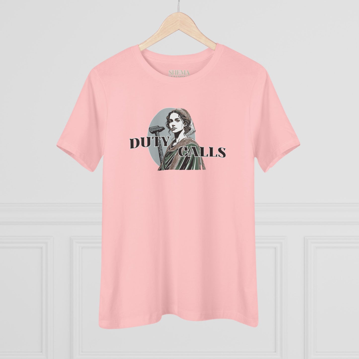 Duty Calls Yael Strong Woman Cotton Bible Shirt