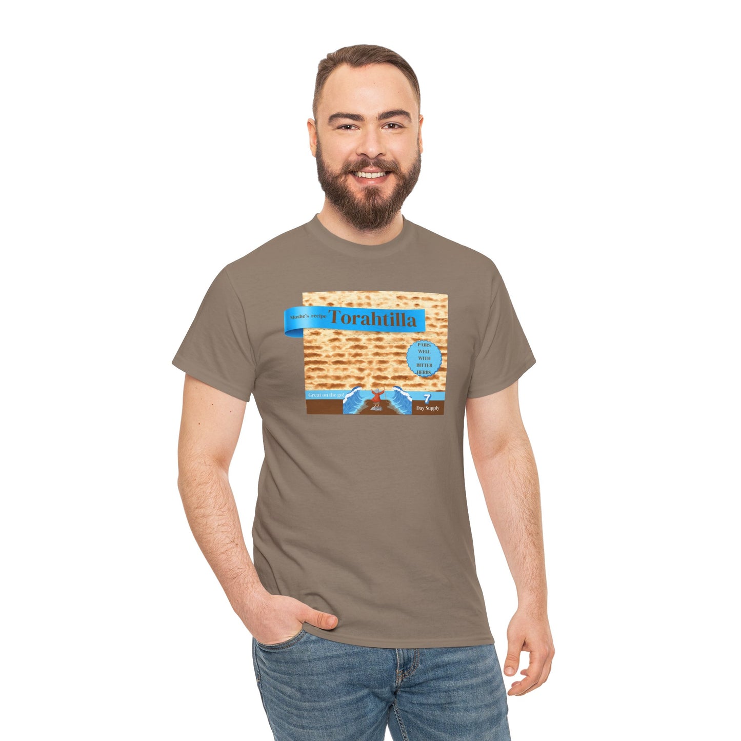 Passover Matzo Unisex Tee - Moshe's Recipe Torahtillas Cotton Funny Shirt