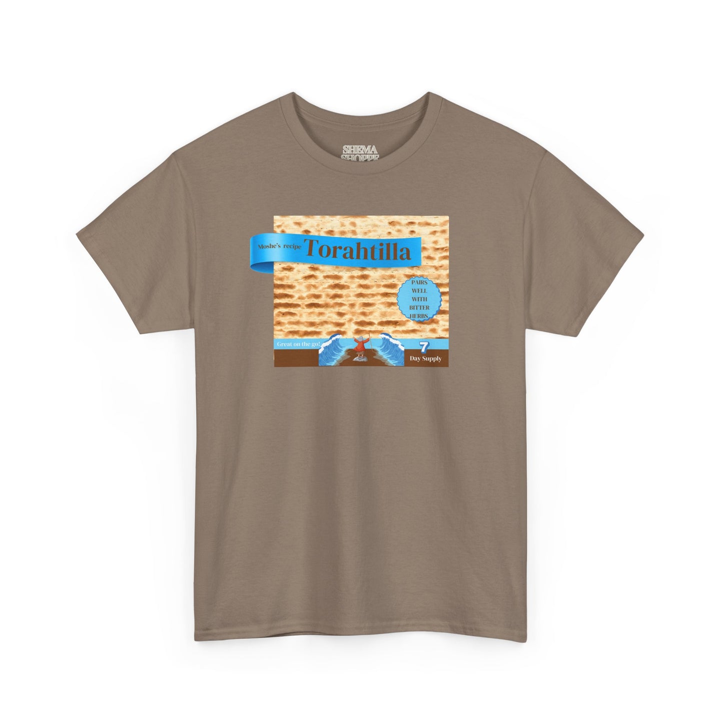 Passover Matzo Unisex Tee - Moshe's Recipe Torahtillas Cotton Funny Shirt
