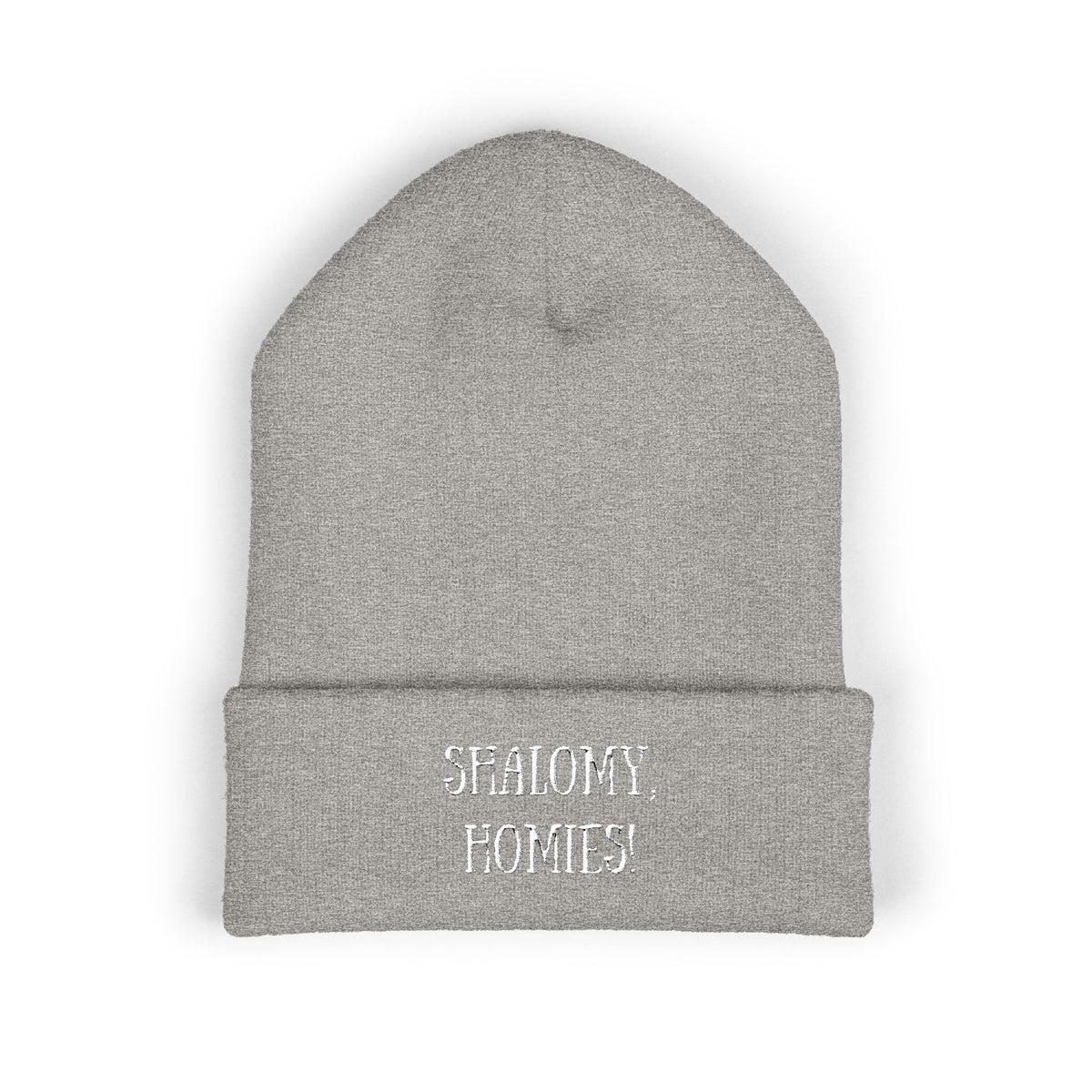 Shalomy, Homies! (Canadian Shipping) Embroidered Cuffed Beanie