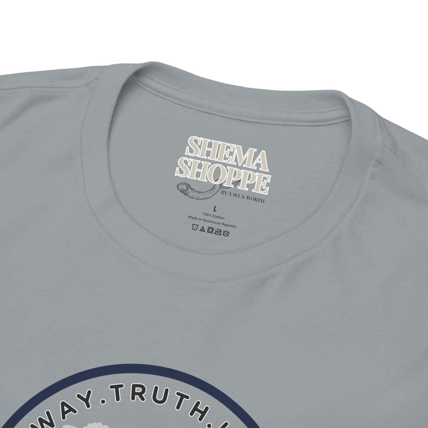 Yeshua 'Way, Truth, Life' Heavy Cotton Graphic Tee