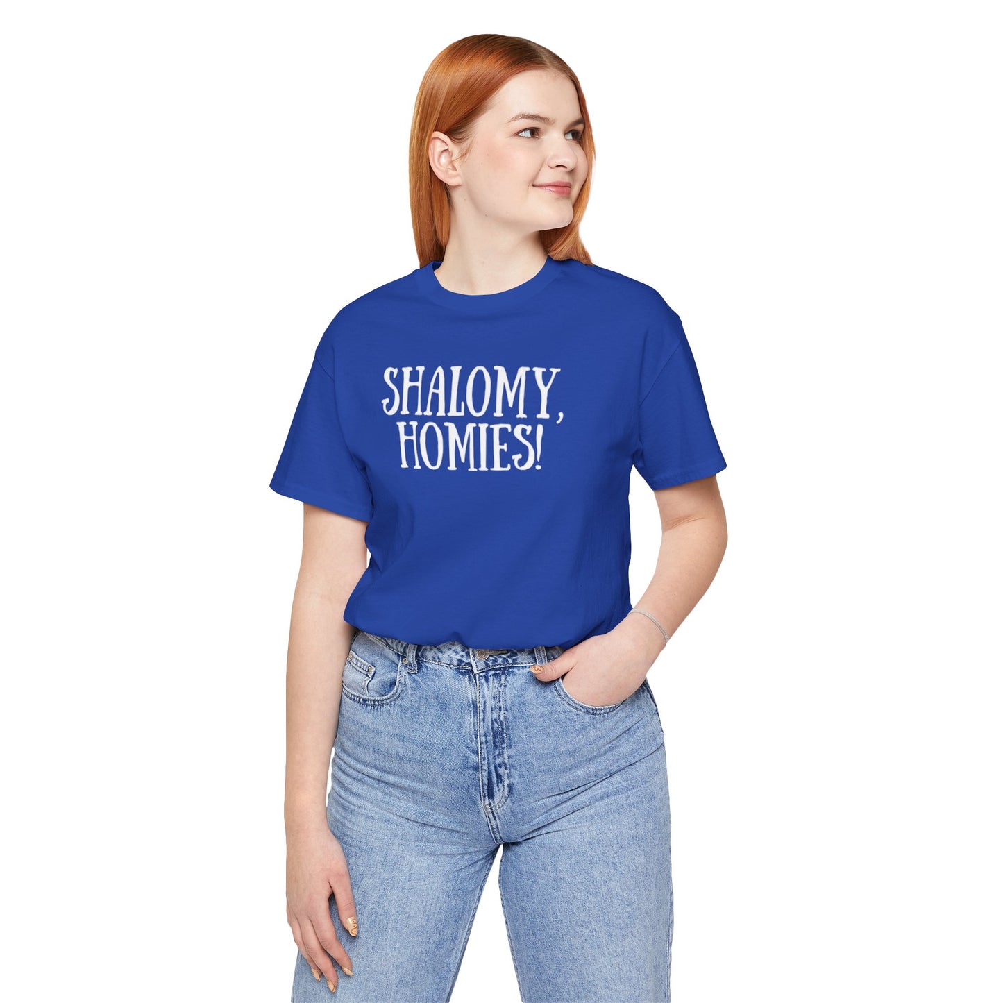 Shalomy Homies Tee - Funny Torah Obervant Greeting T-Shirt (Canada)