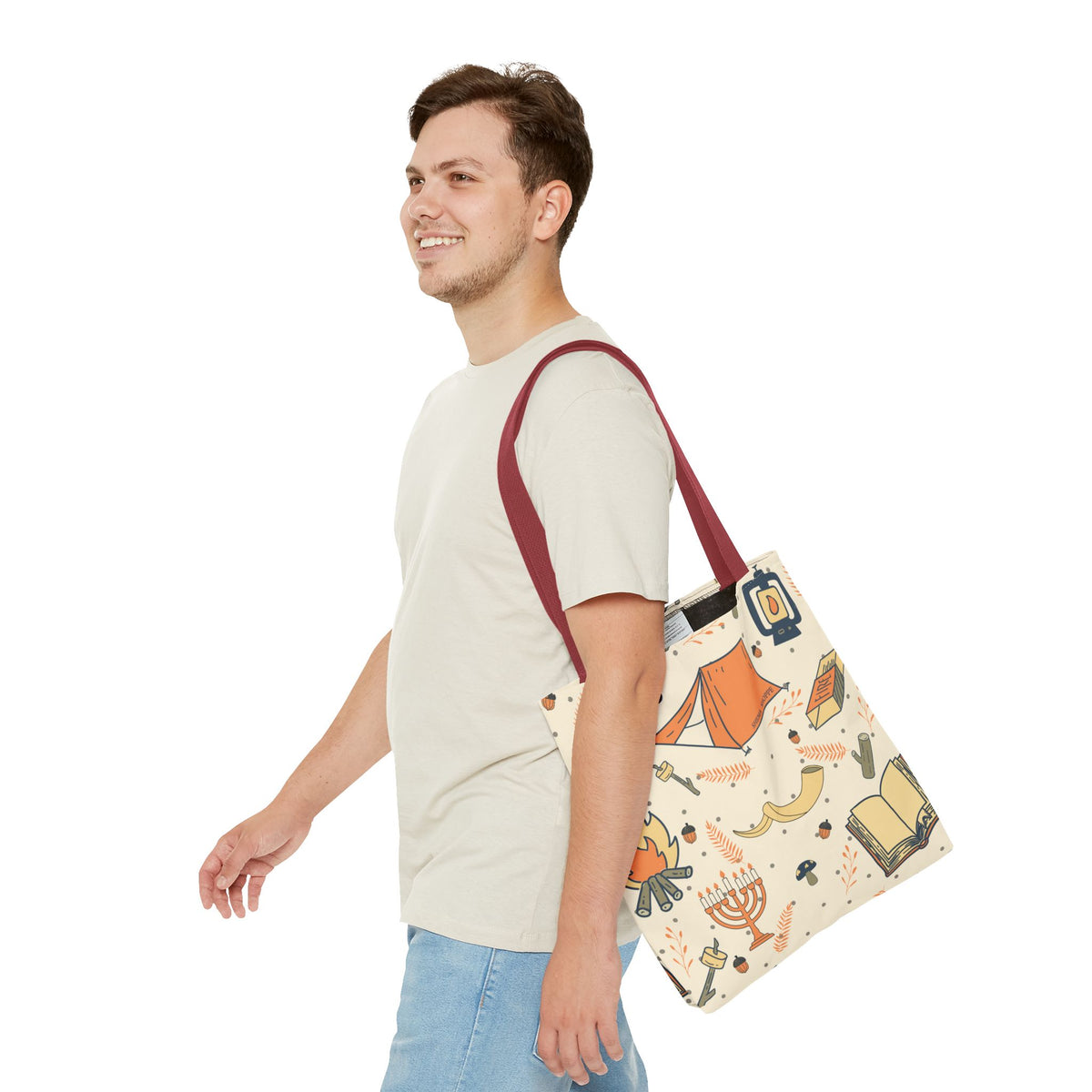 Sukkot Tents Tote Bag (AOP)