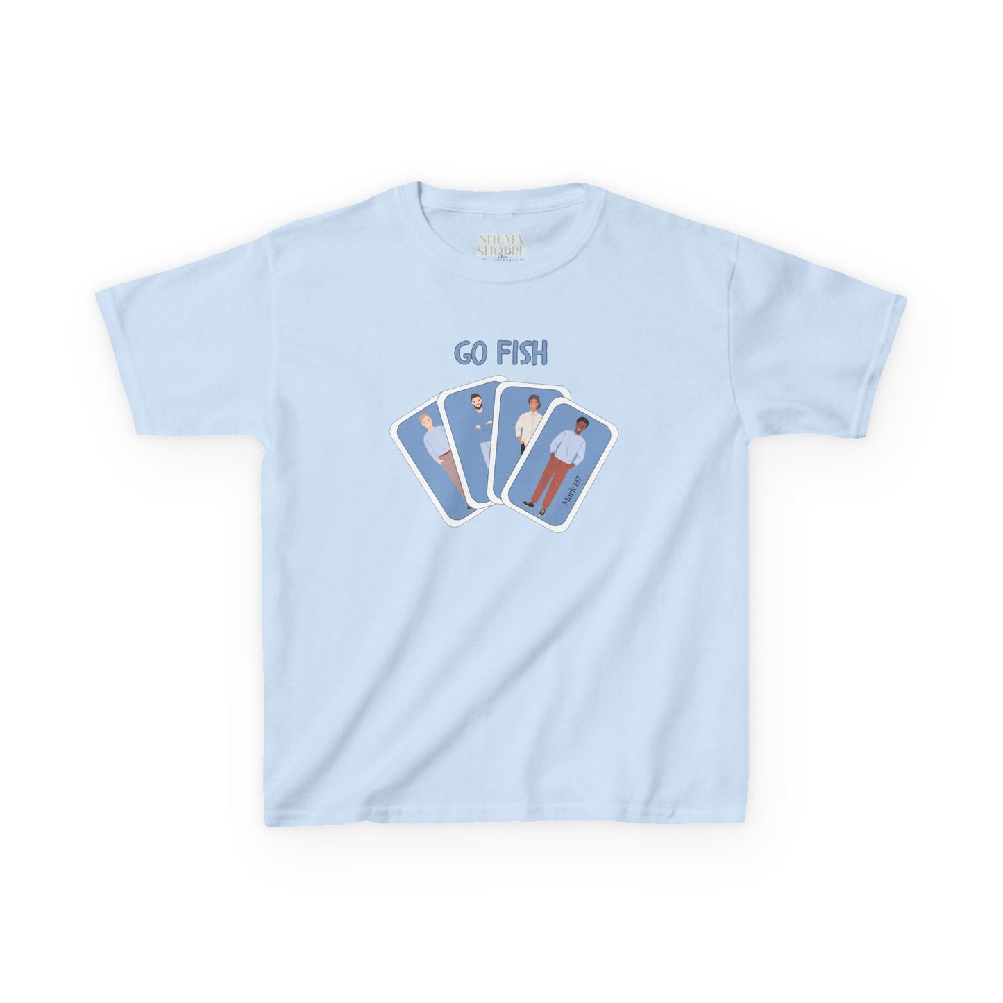Fishers of Men Go Fish Bible Verse Kid's Cotton T-shirt