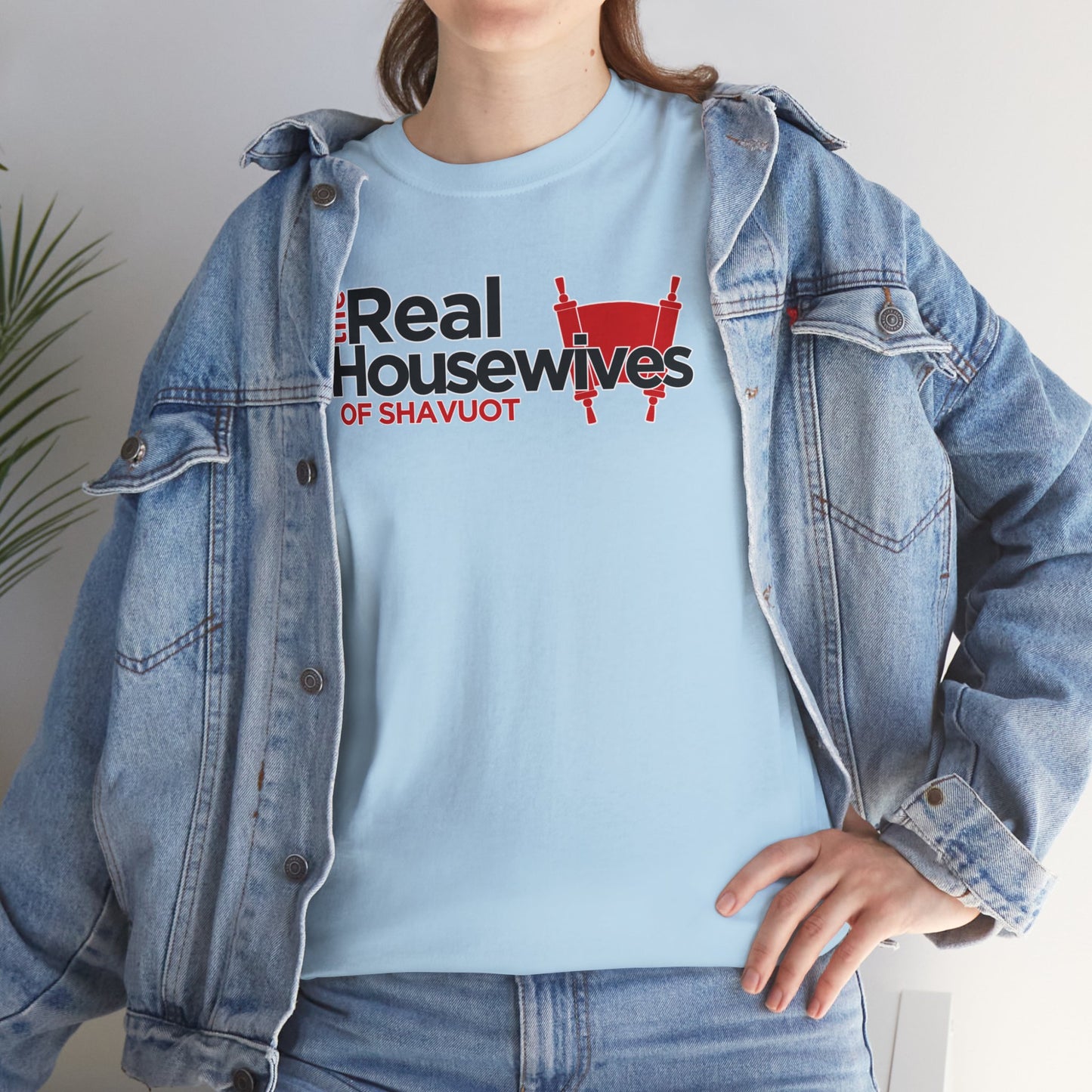 The Real Housewives of Shavuot Torah Scrolls T-Shirt Feast of Weeks Pentecost Cotton Tee