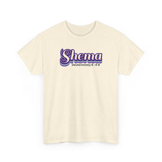 Faded Retro Shema Unisex Heavy Cotton Tee