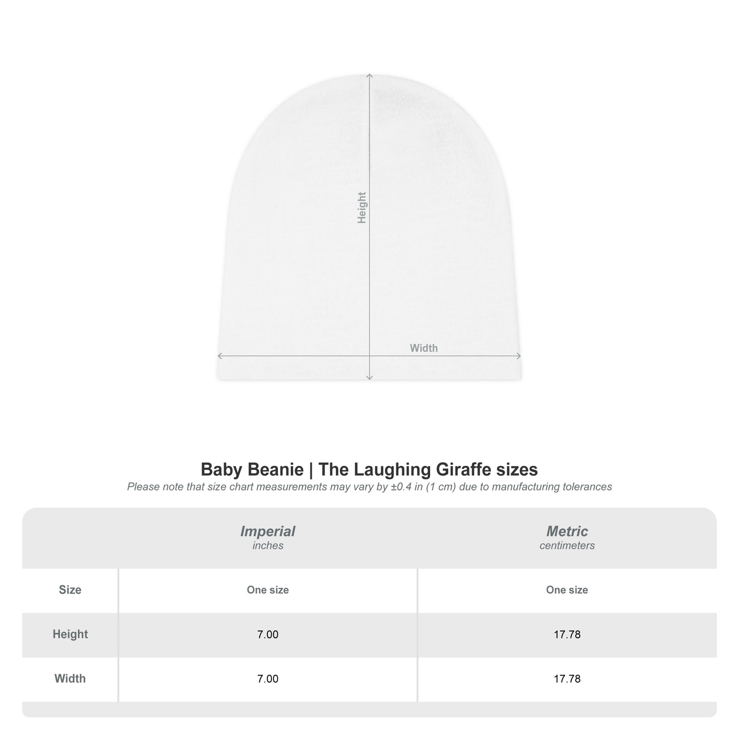 Baby Beanie — Camping & Holiday Symbols All-Over Print Newborn Hat