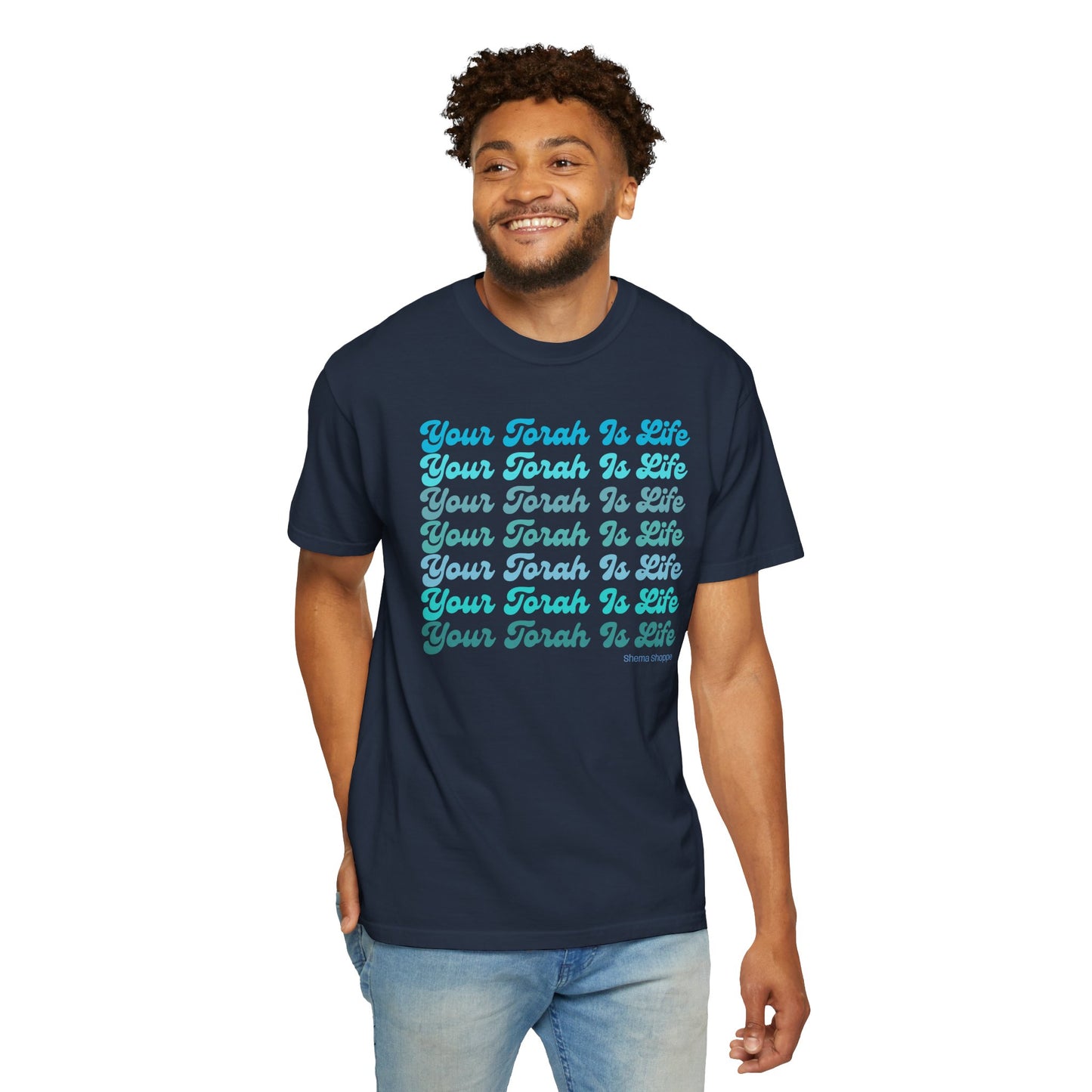 Your Torah Is Life Inspirational T-Shirt - Spiritual Gift, Faith-Based Apparel, Casual Wear, Bible Quote Shirt, Feast and Fellowship Tee