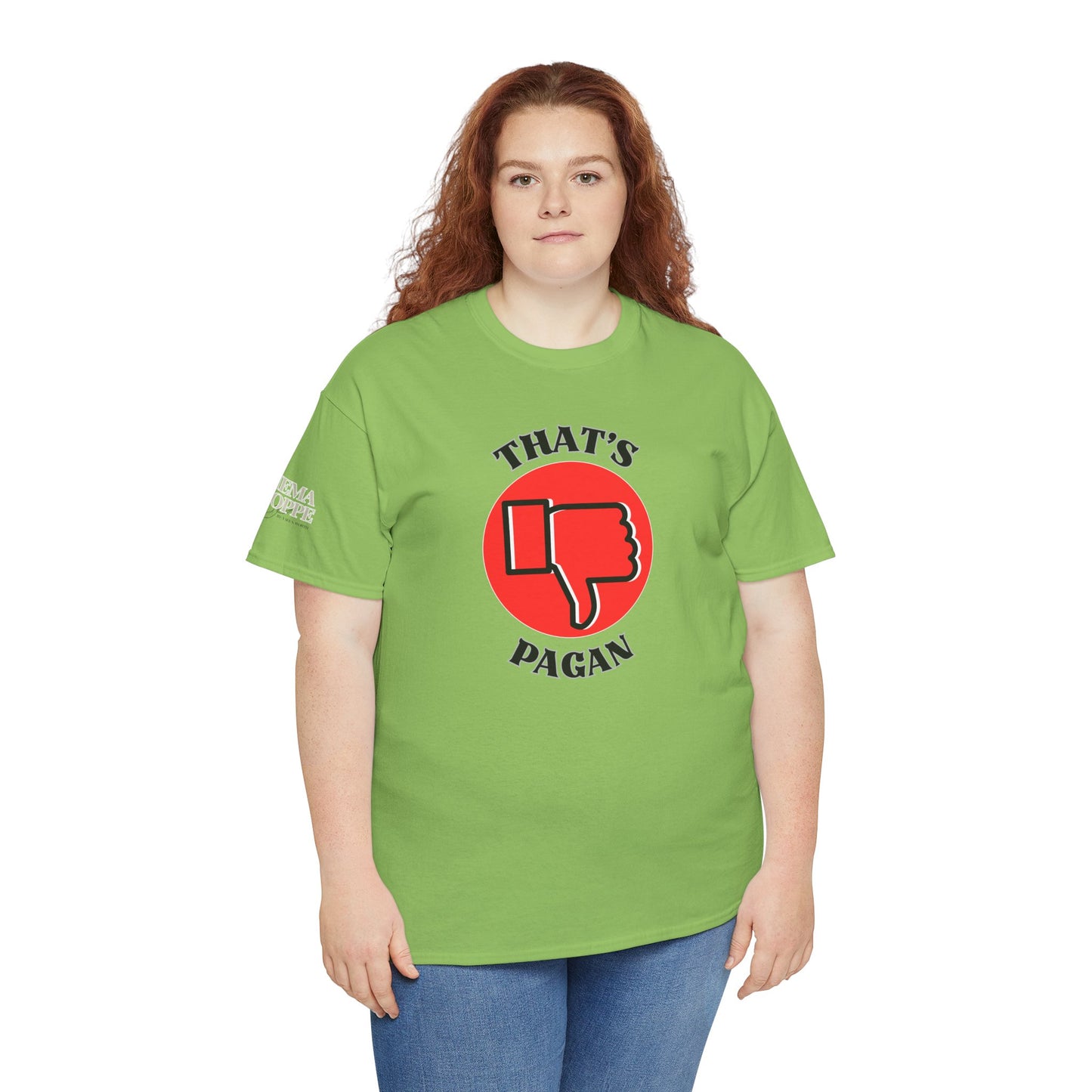 That's Pagan T-Shirt —Thumbs-Down Pagan Graphic Tee