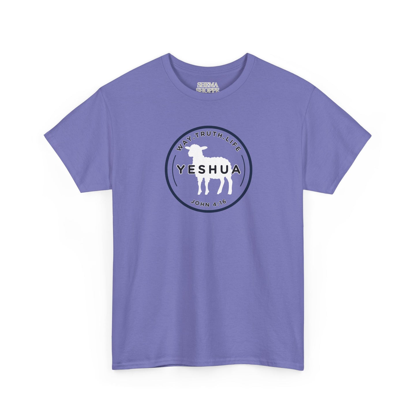 Yeshua 'Way, Truth, Life' Heavy Cotton Graphic Tee