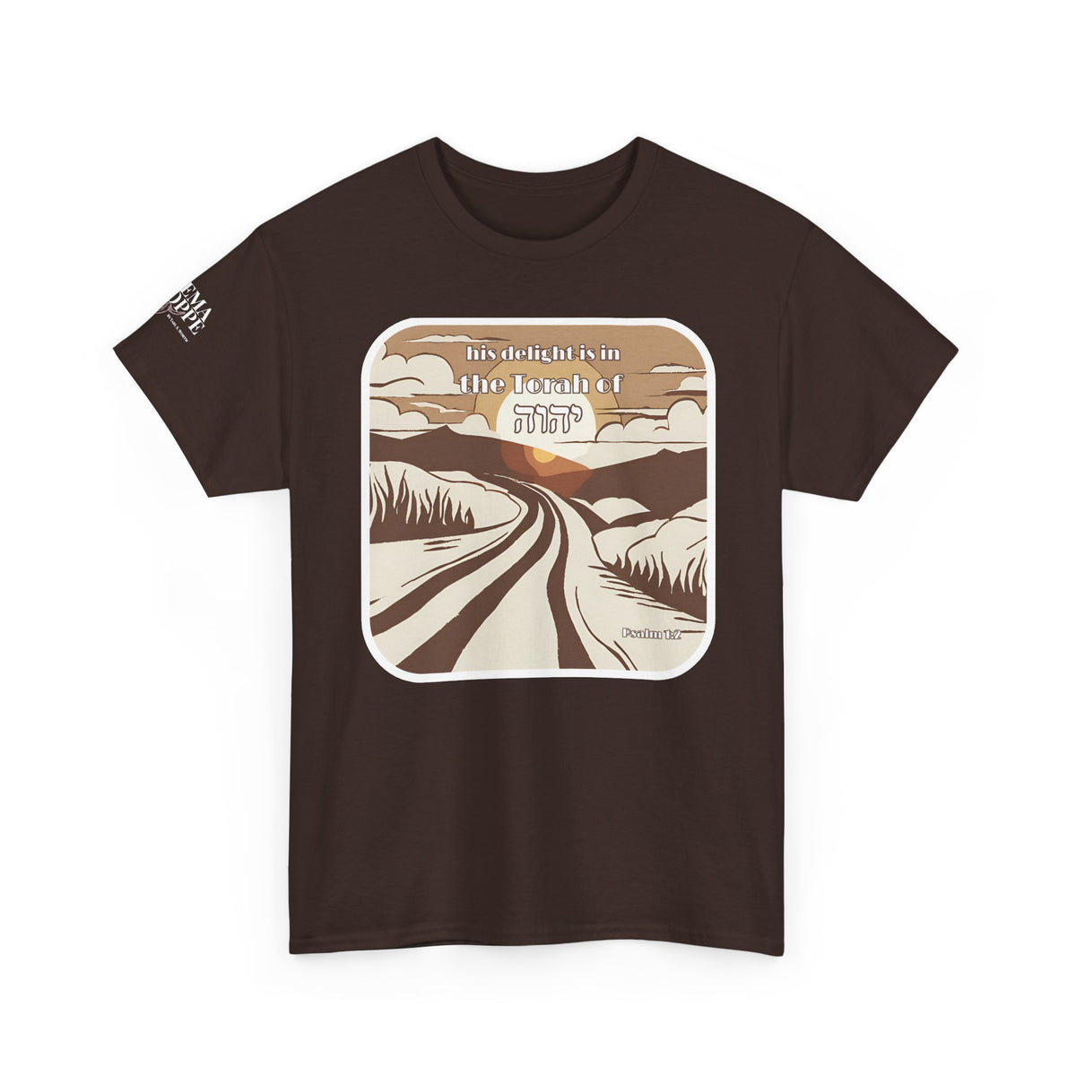 His Delight Vintage Narrow Path Shirt Psalm 1:2