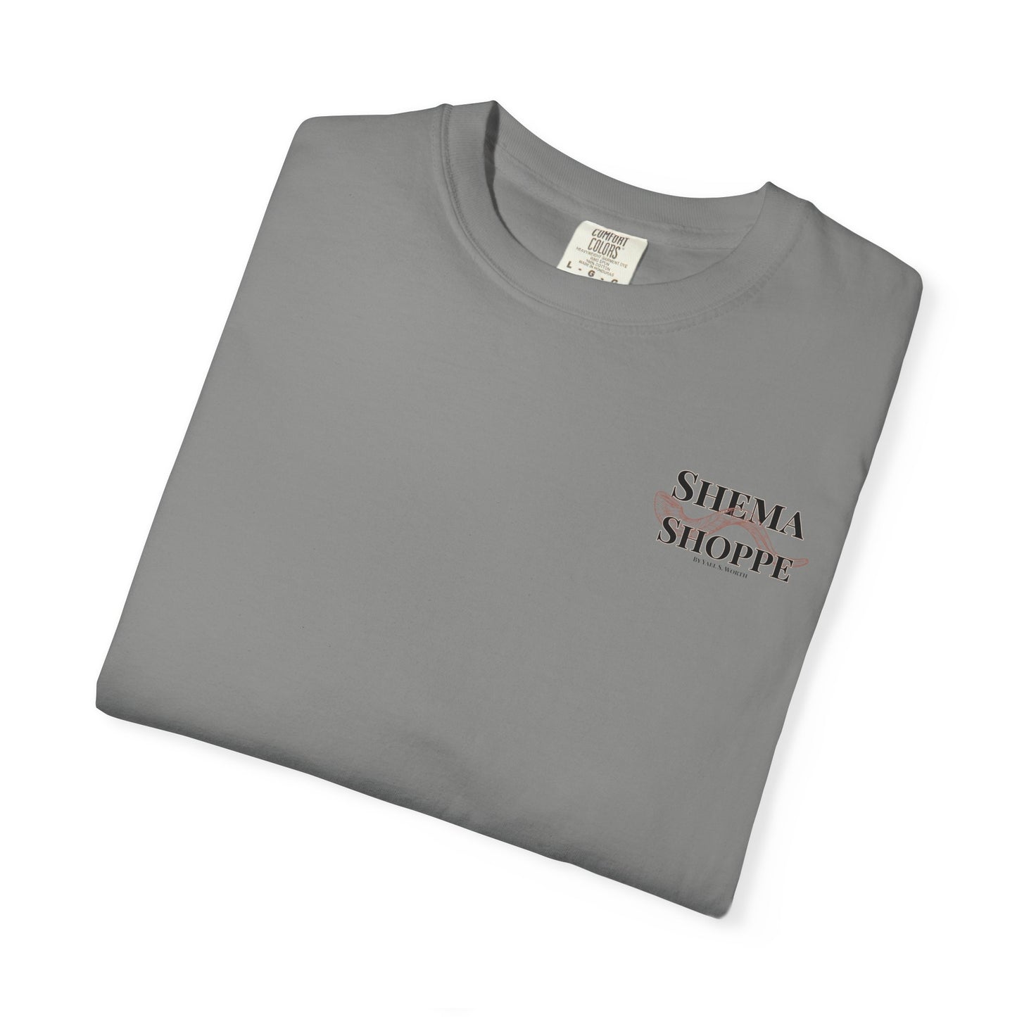 Open your Mouth Garment-Dyed T-Shirt — Rescue the Oppressed Back Print