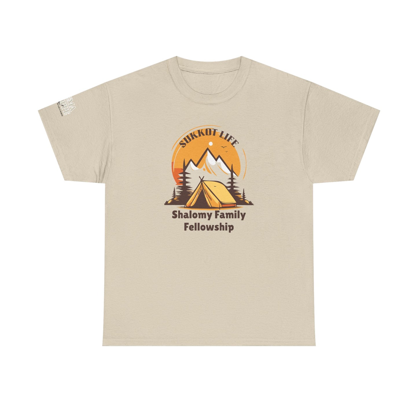 Sukkot Life Tee - Camping Biblical Feast Fellowship Shirt