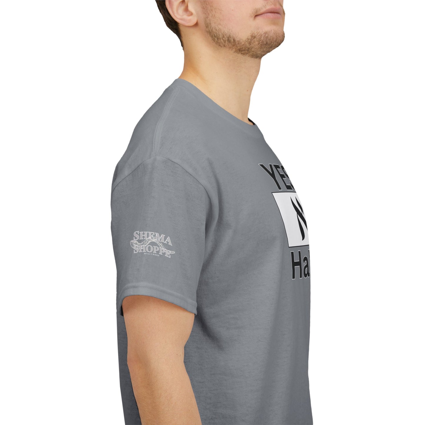 Yeshua HaMashiach Aleph Tav T‑Shirt — Hebrew Messiah Faith Bible Tee