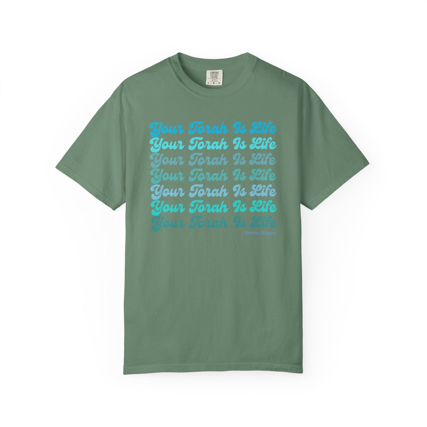 Your Torah Is Life Inspirational T-Shirt - Spiritual Gift, Faith-Based Apparel, Casual Wear, Bible Quote Shirt, Feast and Fellowship Tee