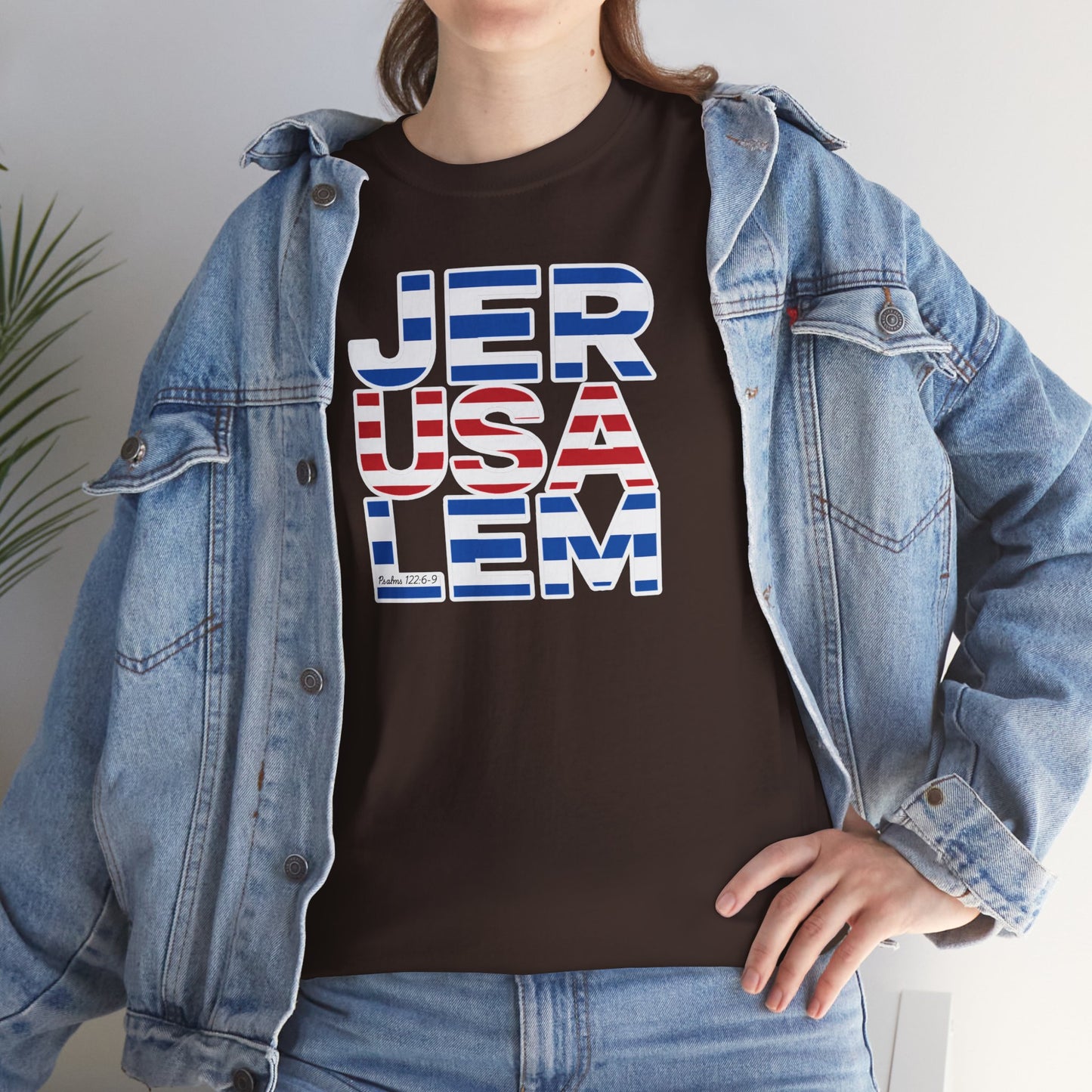 JerUSAlem Psalms 122:6-9 Unisex Tee Patriotic T-Shirt Solidarity