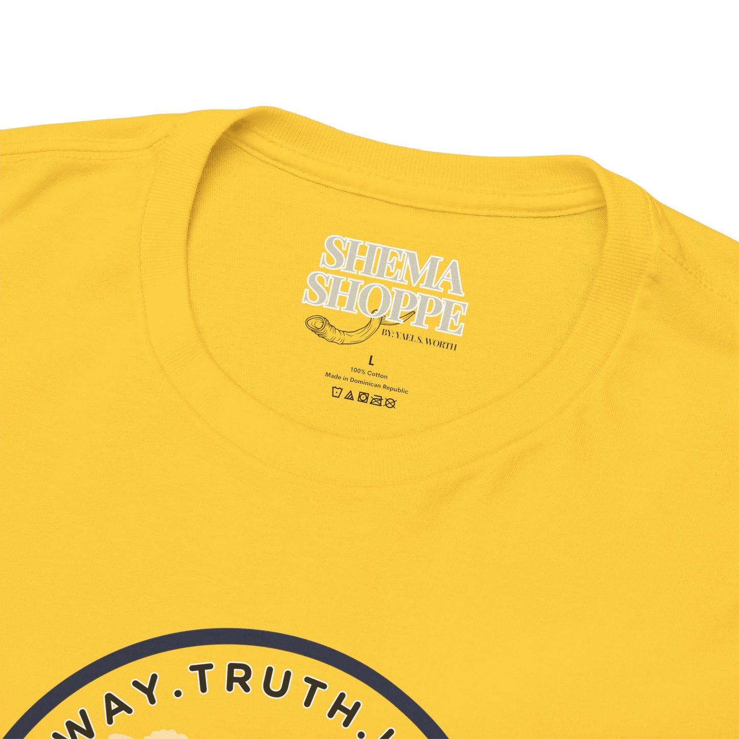Yeshua 'Way, Truth, Life' Heavy Cotton Graphic Tee