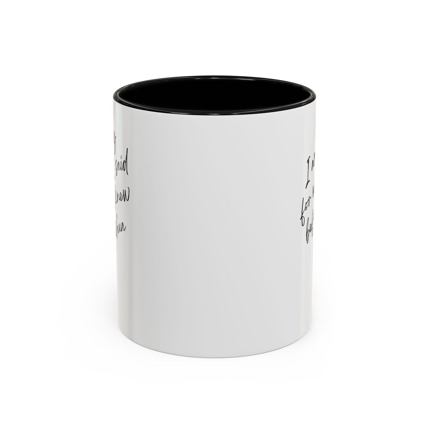 I'm Sorry (Yahshua) Accent Coffee Mug (11, 15oz)