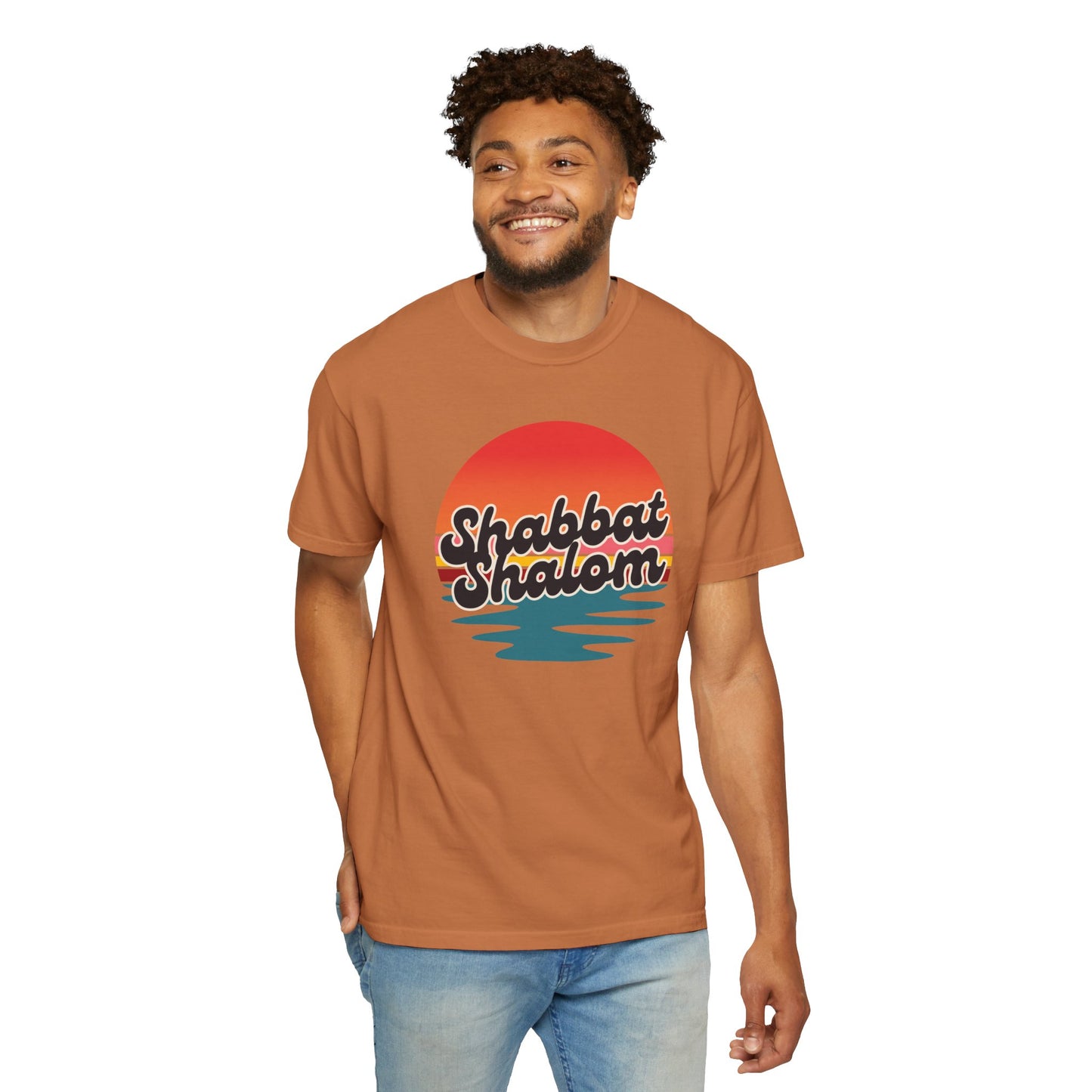 Sunset Shabbat Shalom T-shirt