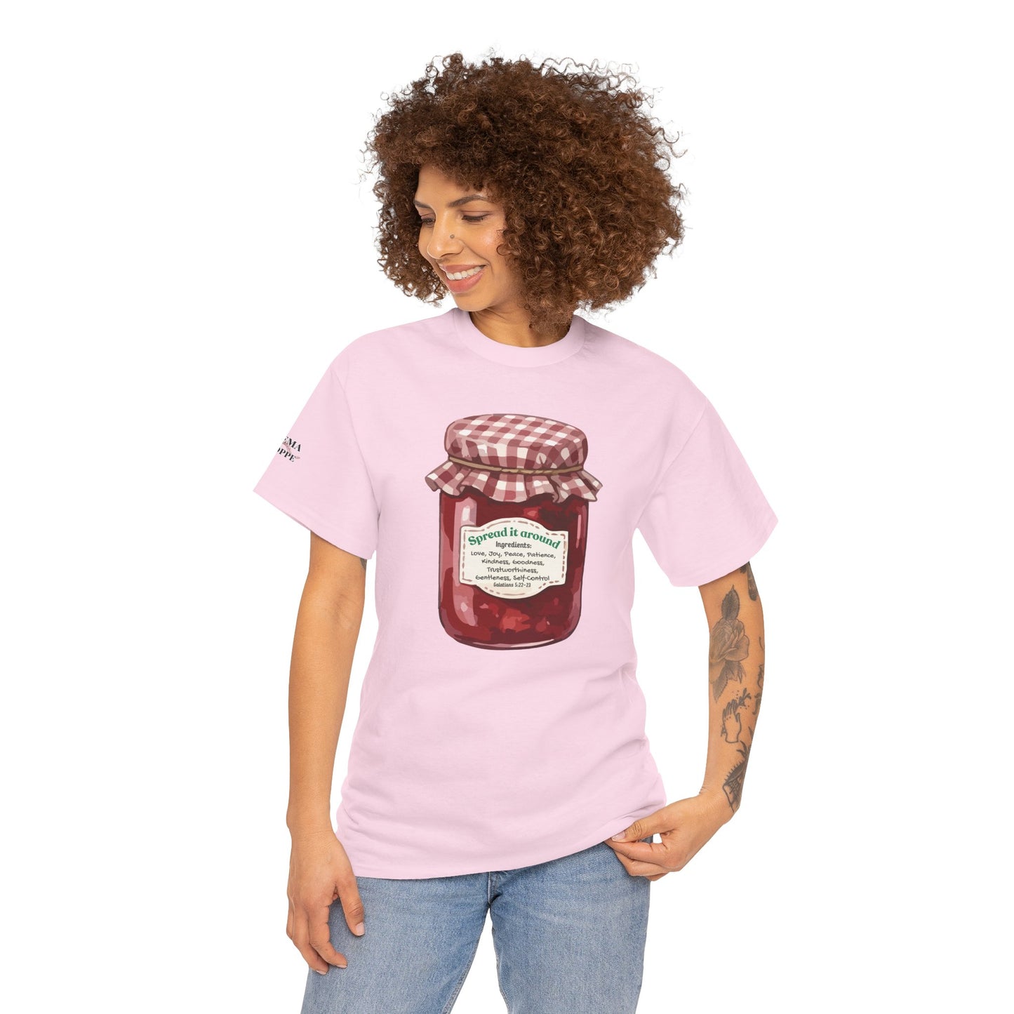 Fruit Of The Spirit Graphic Tee — Vintage Preserves "Spread it Around" T‑Shirt Galations