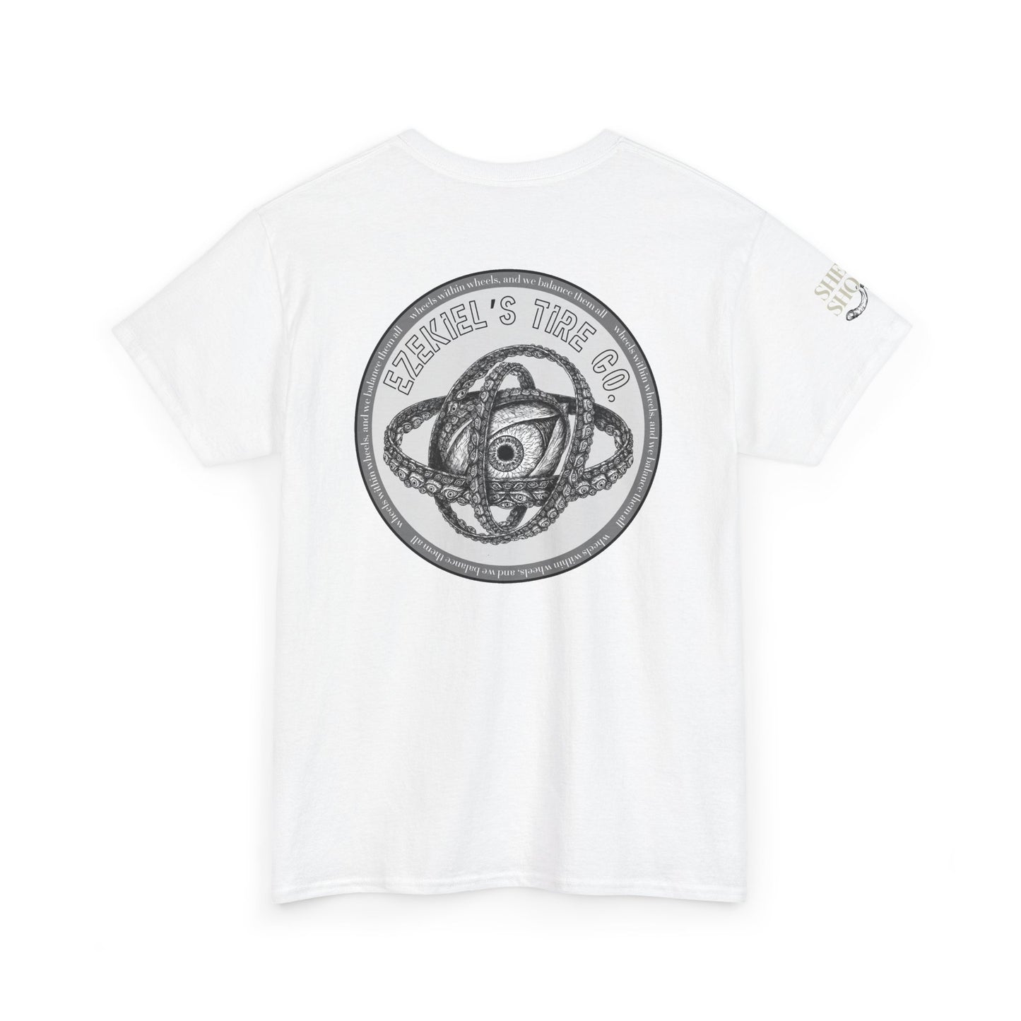 Ezekiel's Tire Company Shirt - Funny Biblical Unisex Cotton Tee