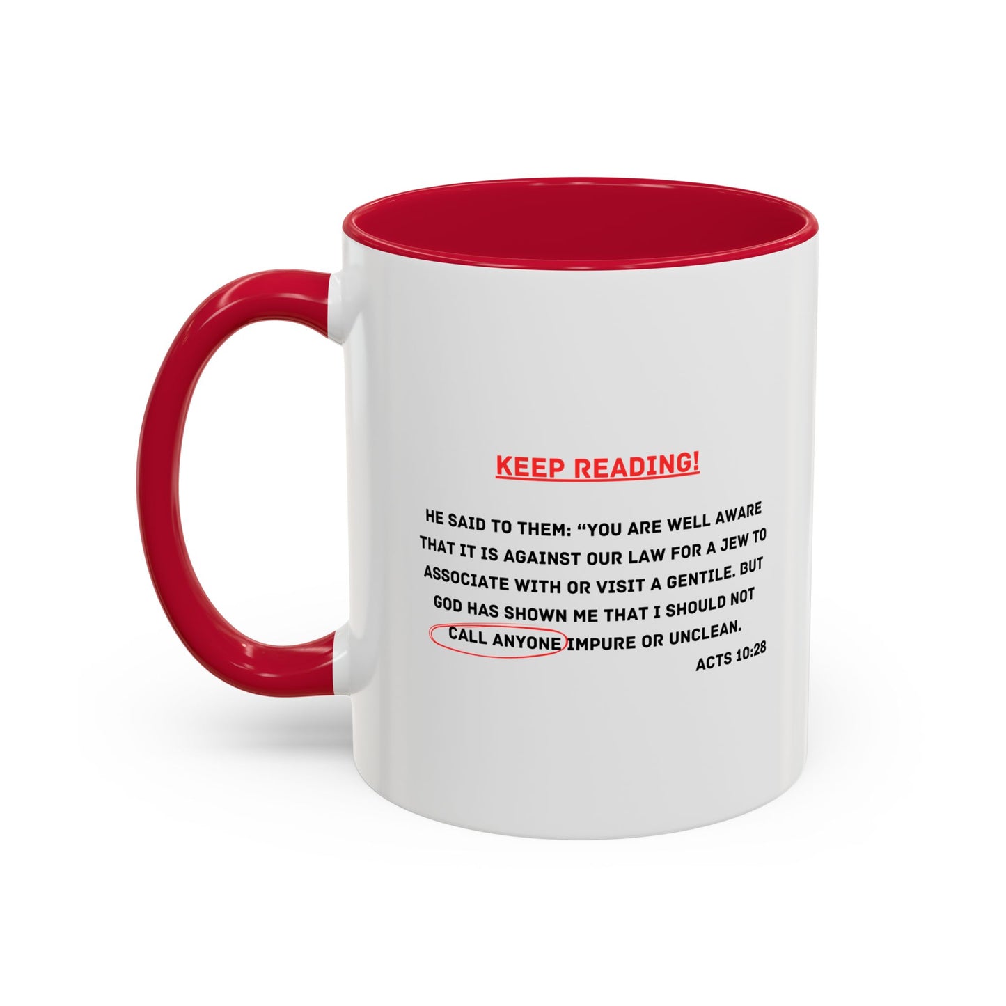 Straight Outta Context Mug, 11oz or 15oz Color Pop
