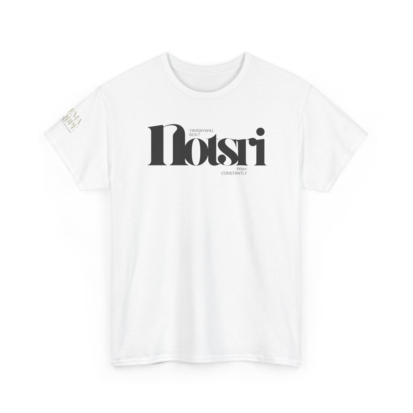 Notsri Minimalist Logo Tee Watchman Shirt