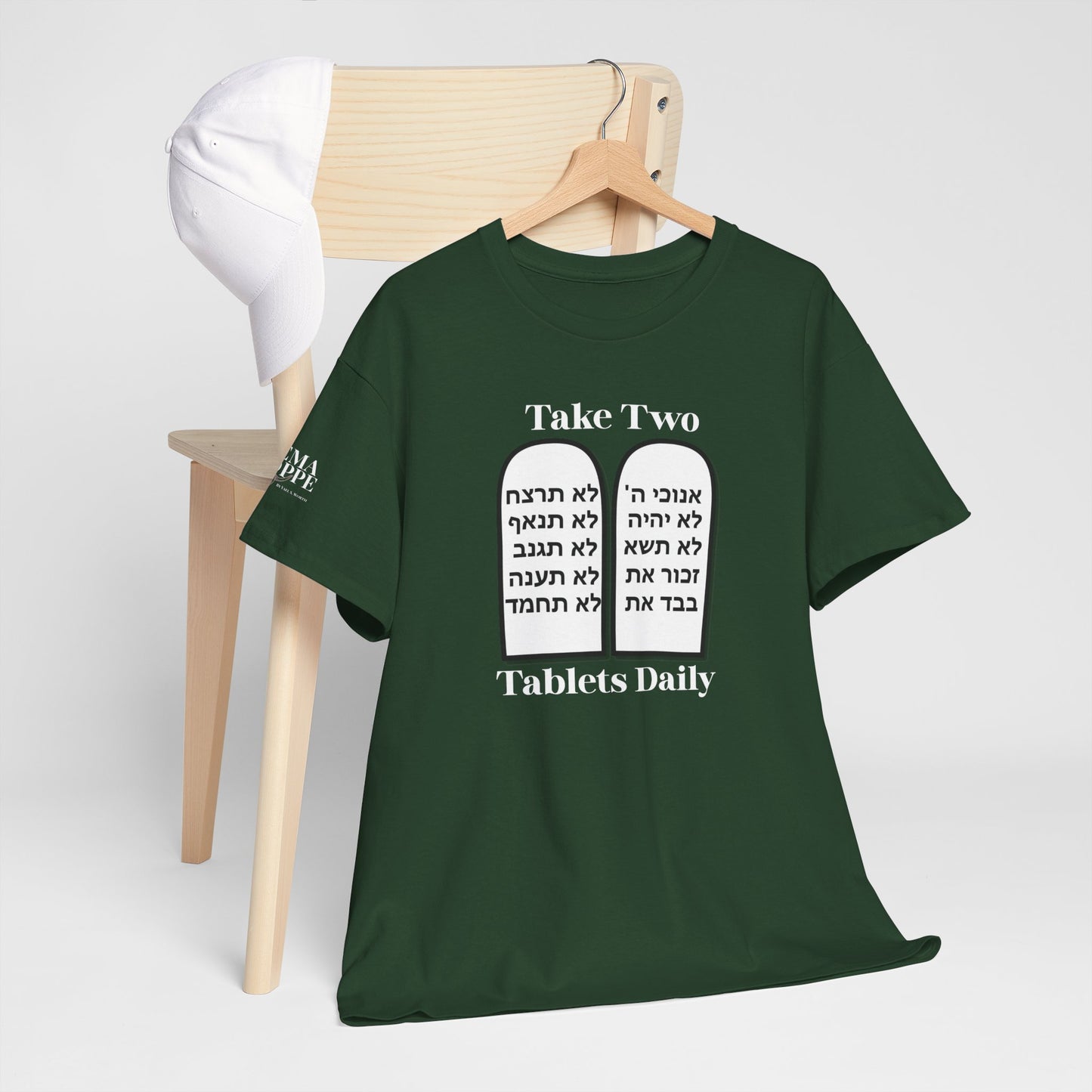 Unisex Tee Take Two Tablets Daily Commandments Shirt