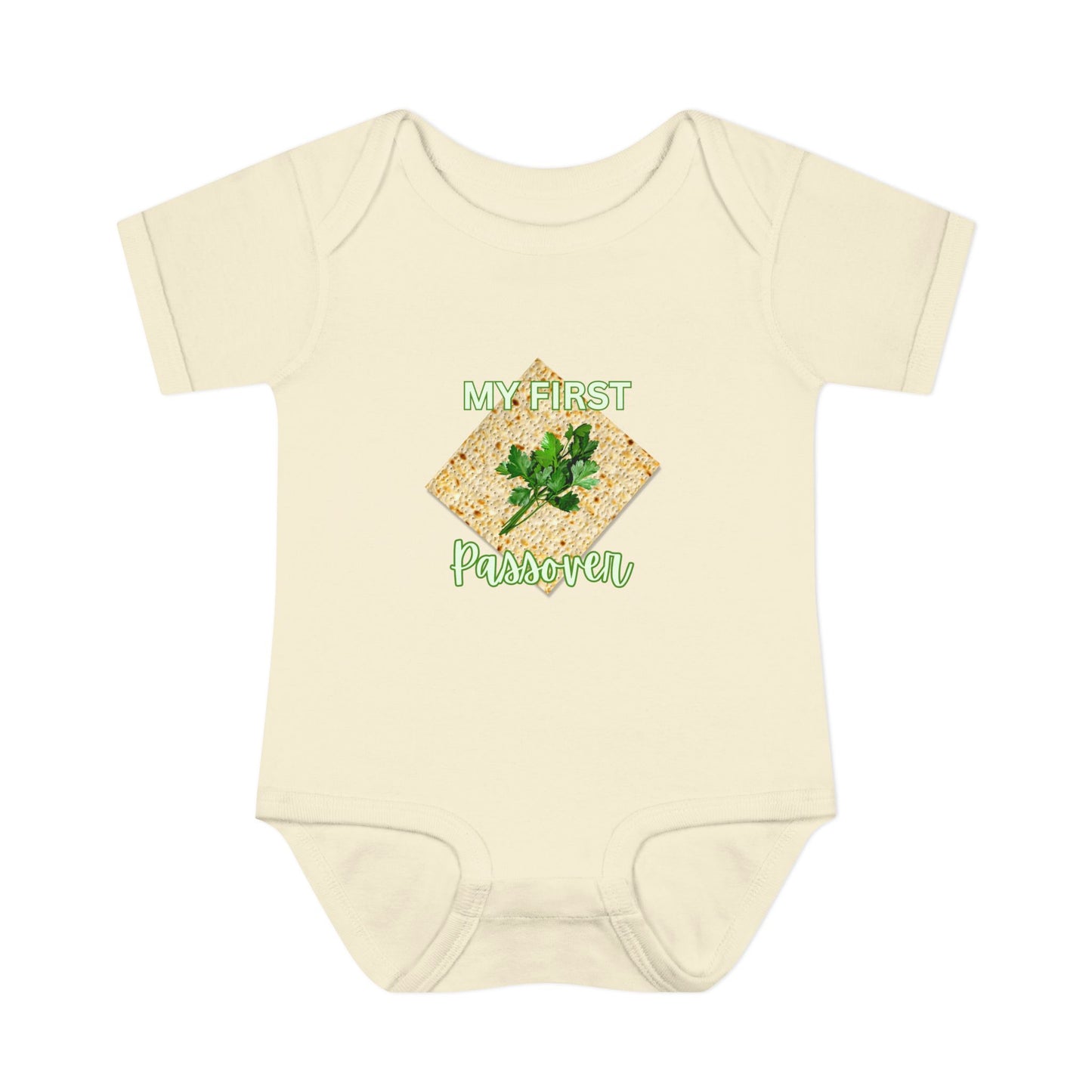 Baby Bodysuit - "My First Passover" Infant Onesie (Cute Unleavened Bread Lover Gift)