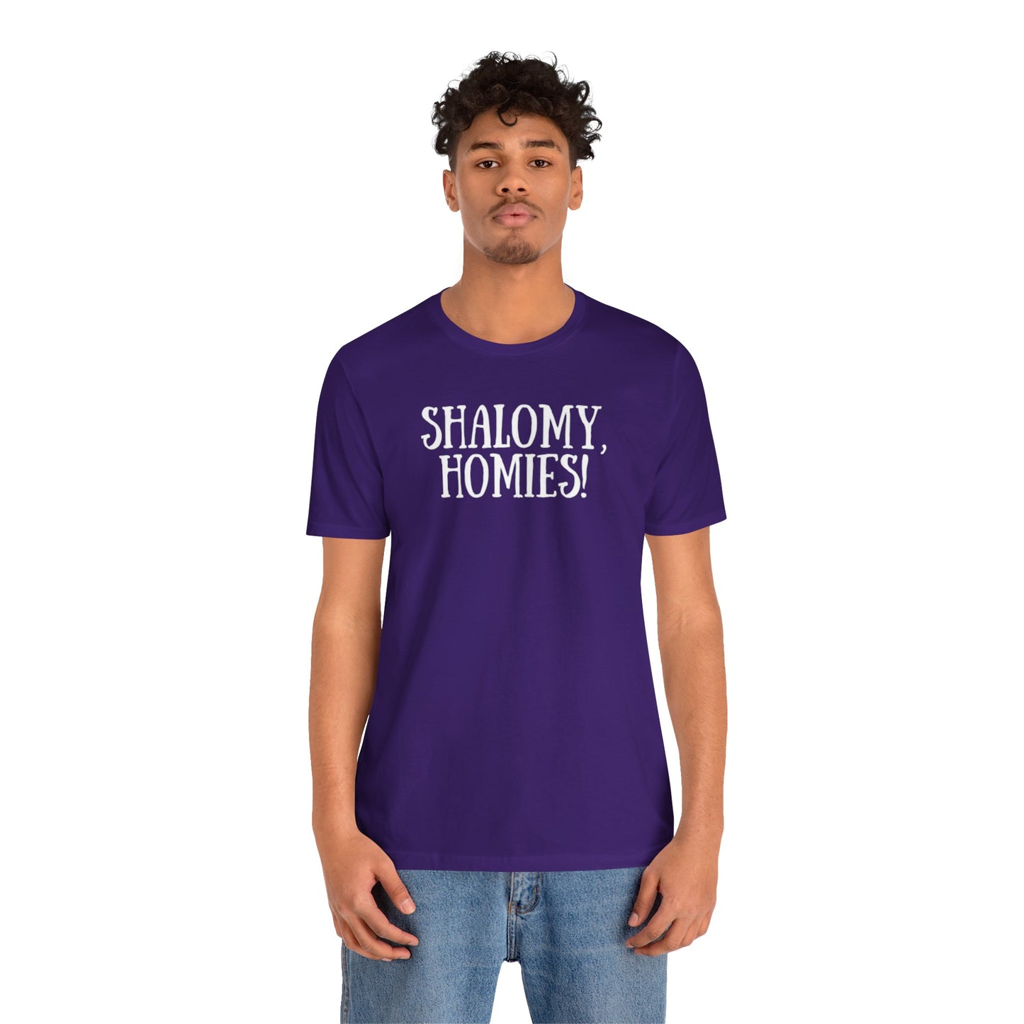 Shalomy Homies Tee - Funny Torah Obervant Greeting T-Shirt (Canada)