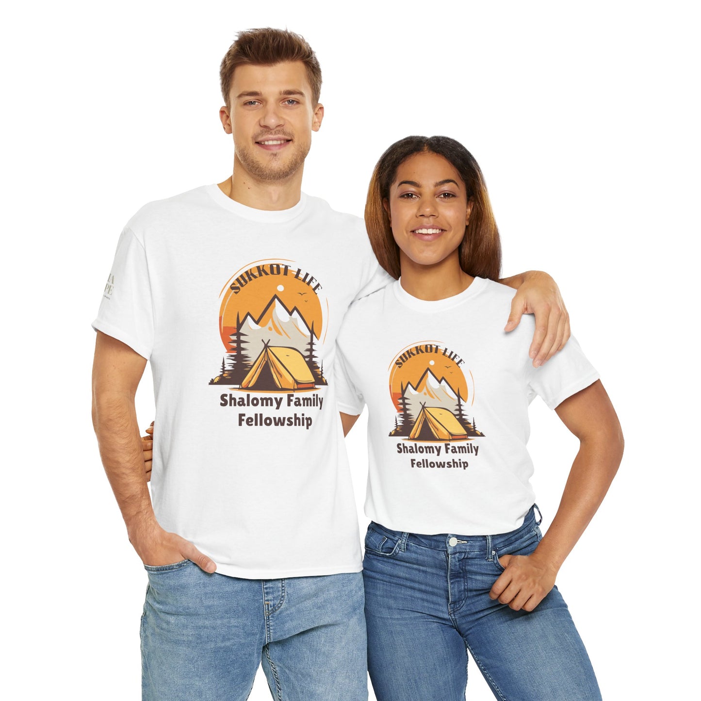 Personalized Sukkot Life Tee - Camping Biblical Feast Fellowship Shirt