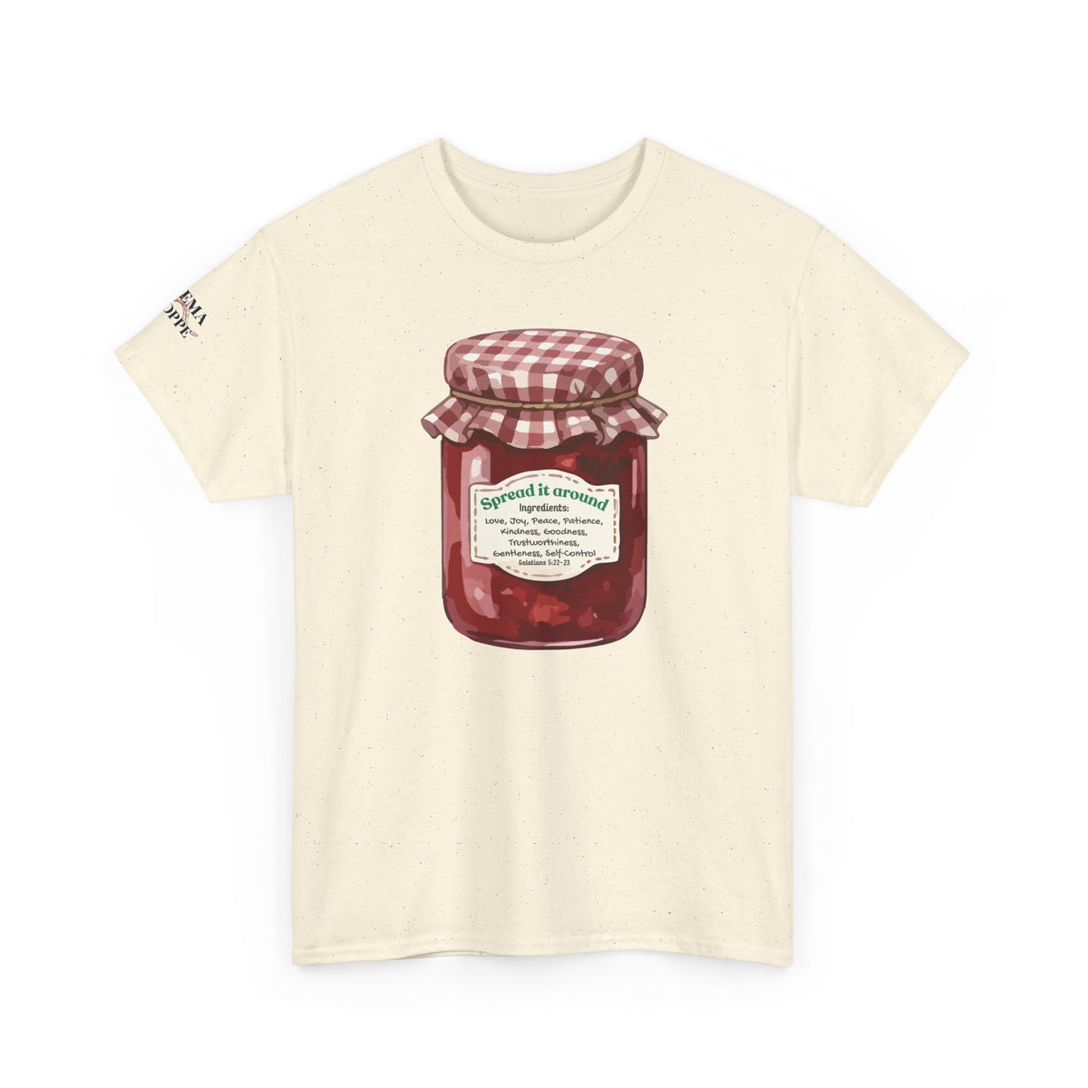 Fruit Of The Spirit Graphic Tee — Vintage Preserves "Spread it Around" T‑Shirt Galations