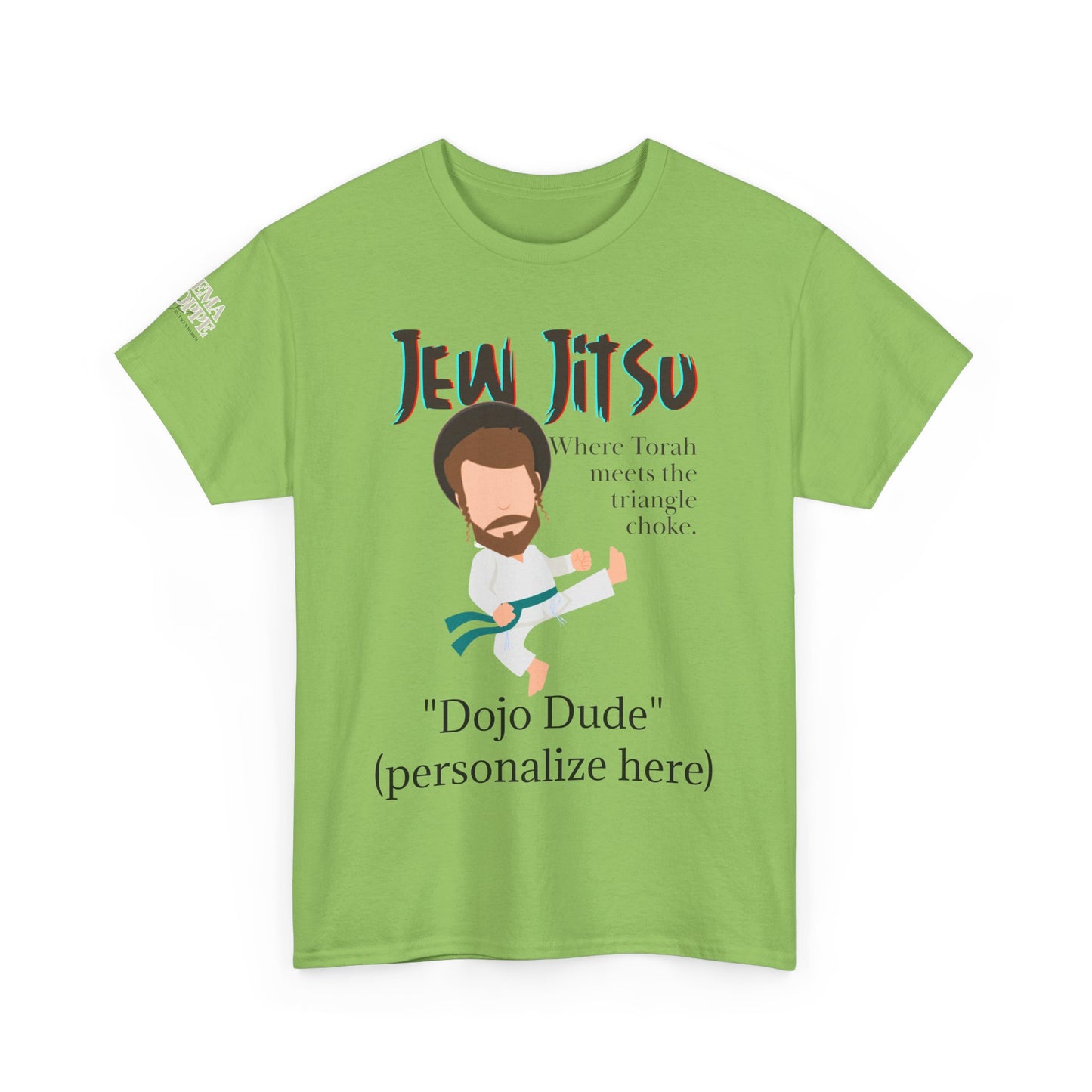 Jew Jitsu Funny Unisex Tee - Cotton Martial Arts Torah Shirt