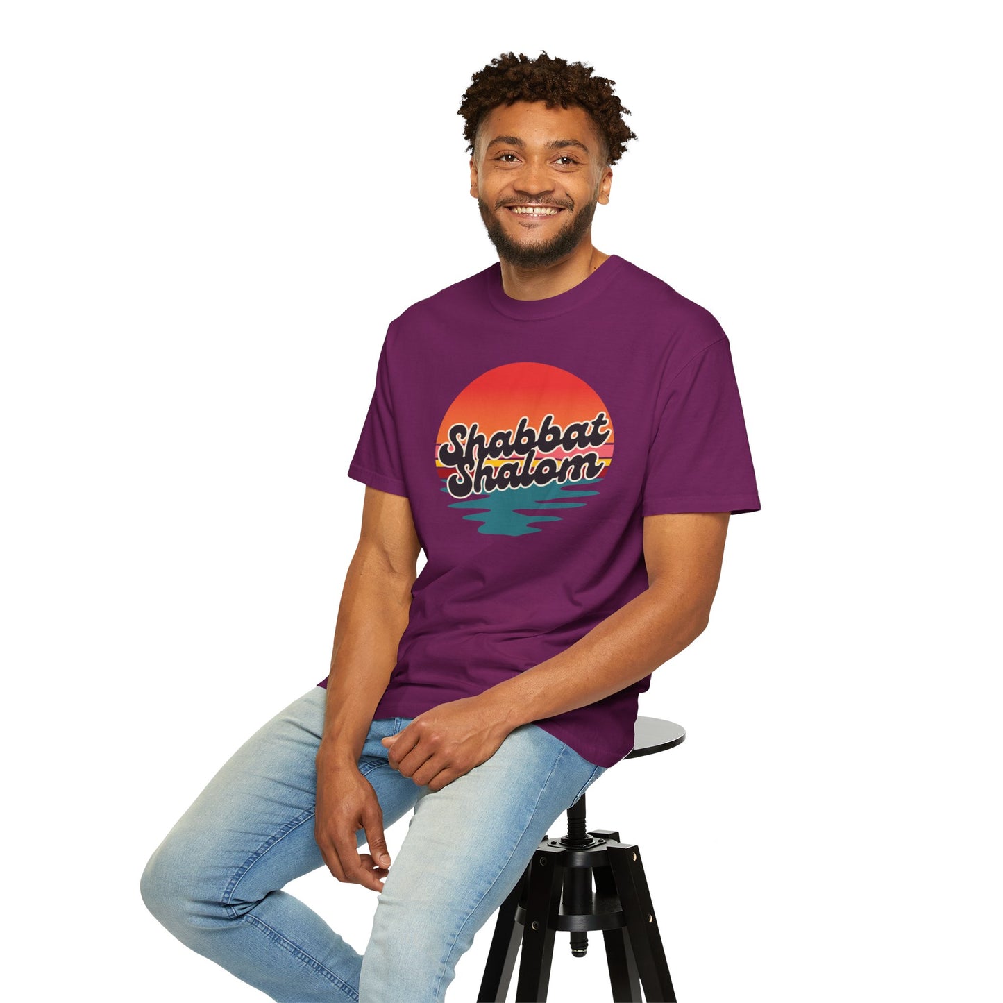 Sunset Shabbat Shalom T-shirt