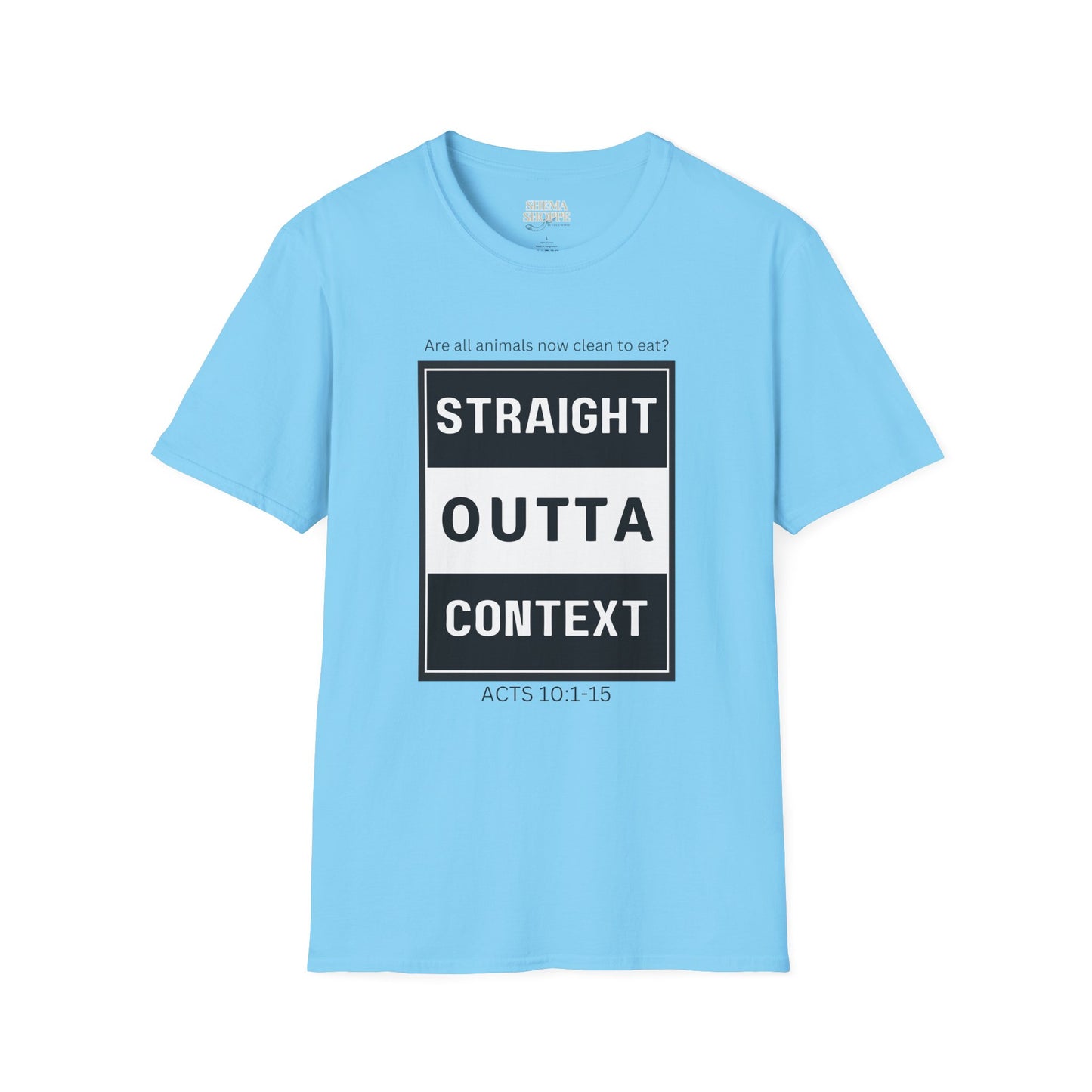 Straight Outta Context Unisex Softstyle T-Shirt