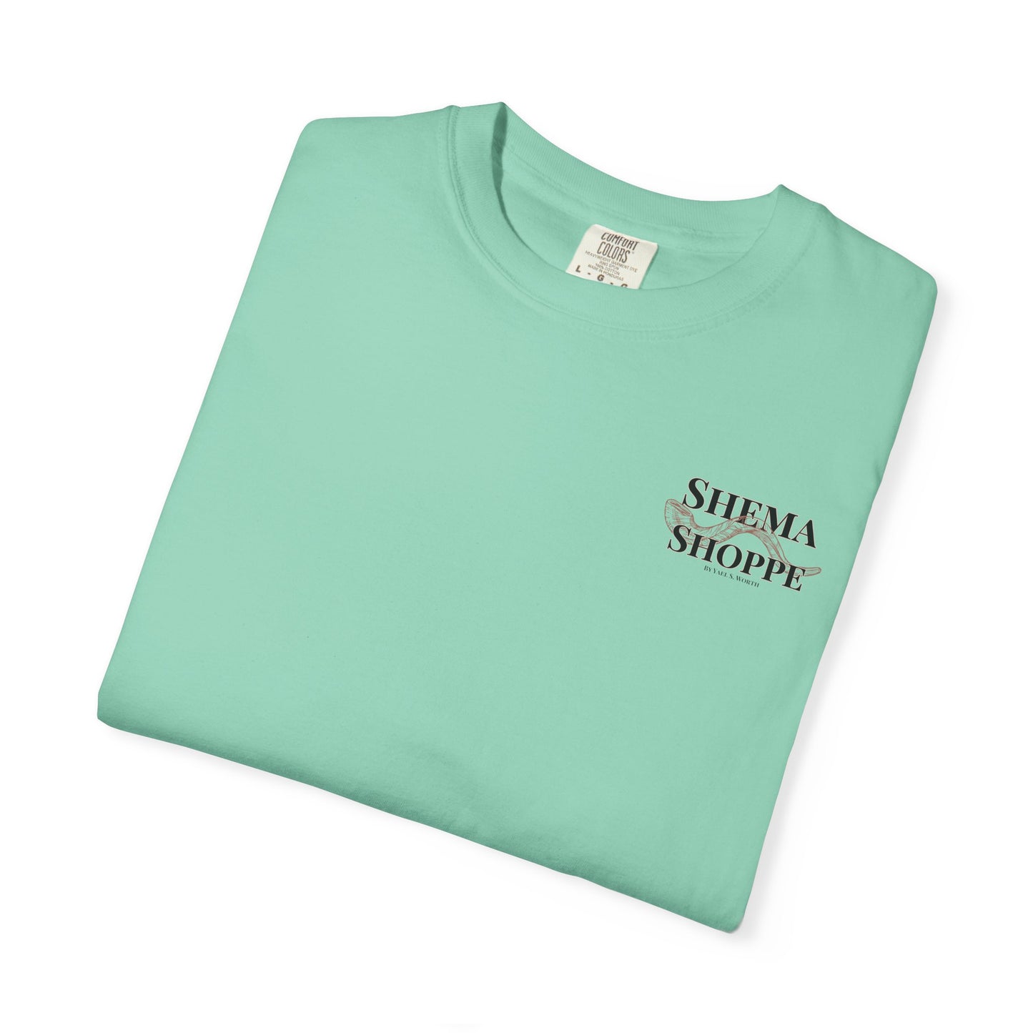 Open your Mouth Garment-Dyed T-Shirt — Rescue the Oppressed Back Print