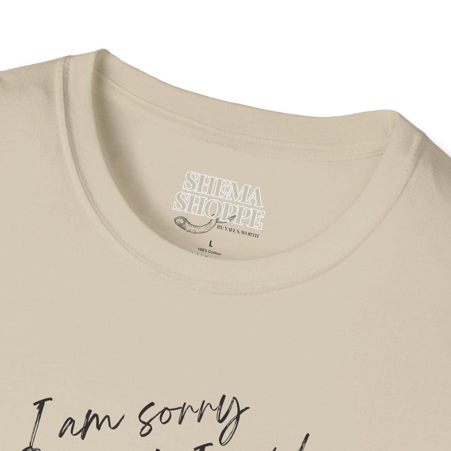 I'm sorry (Yeshua) Unisex Softstyle T-Shirt