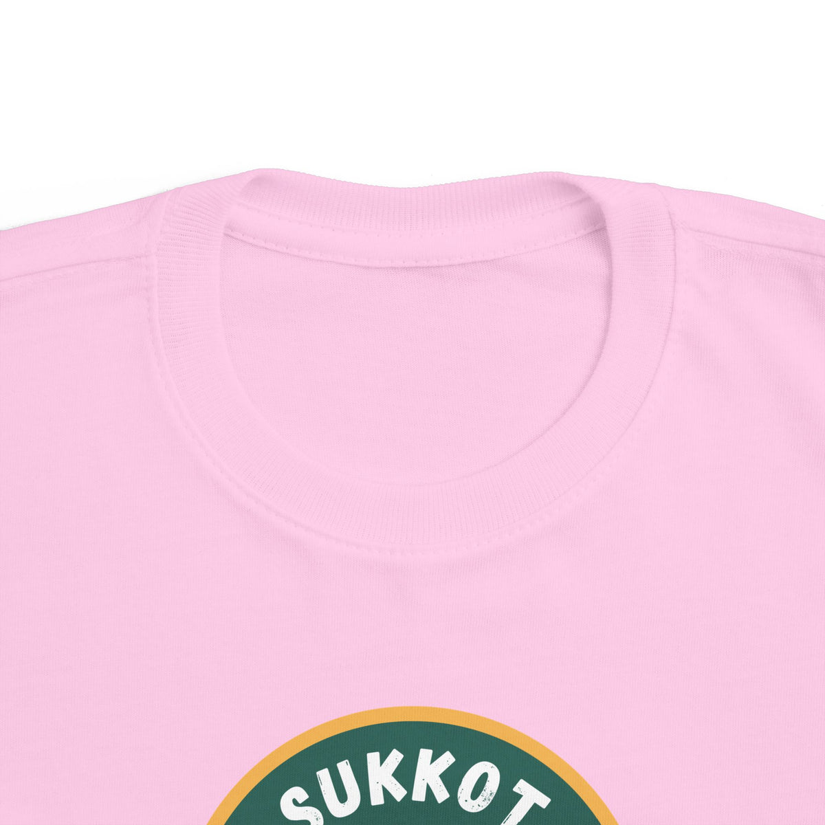 Sukkot Toddler Tee — “Dwell with Yeshua” Camping Badge (Canada)