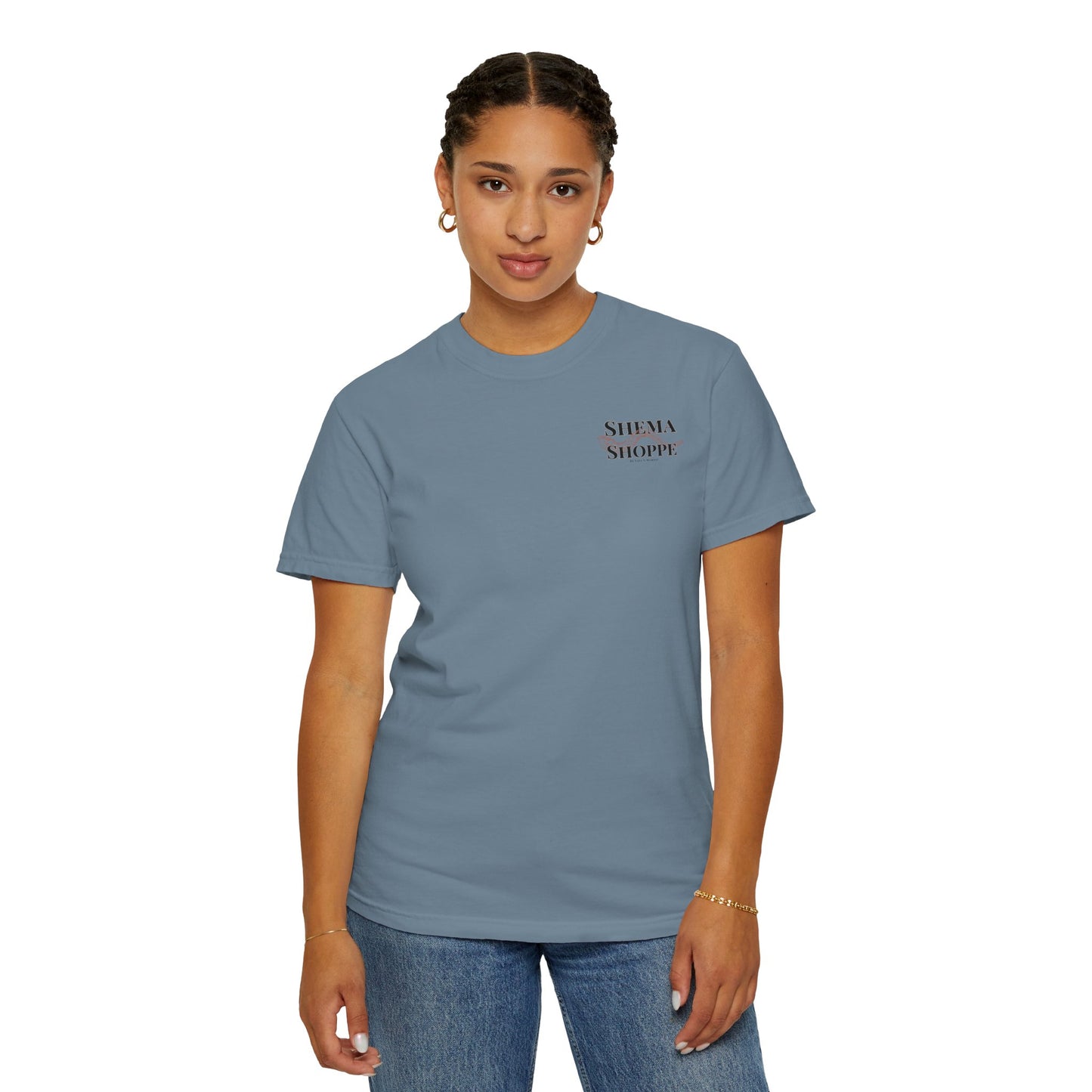 Open your Mouth Garment-Dyed T-Shirt — Rescue the Oppressed Back Print