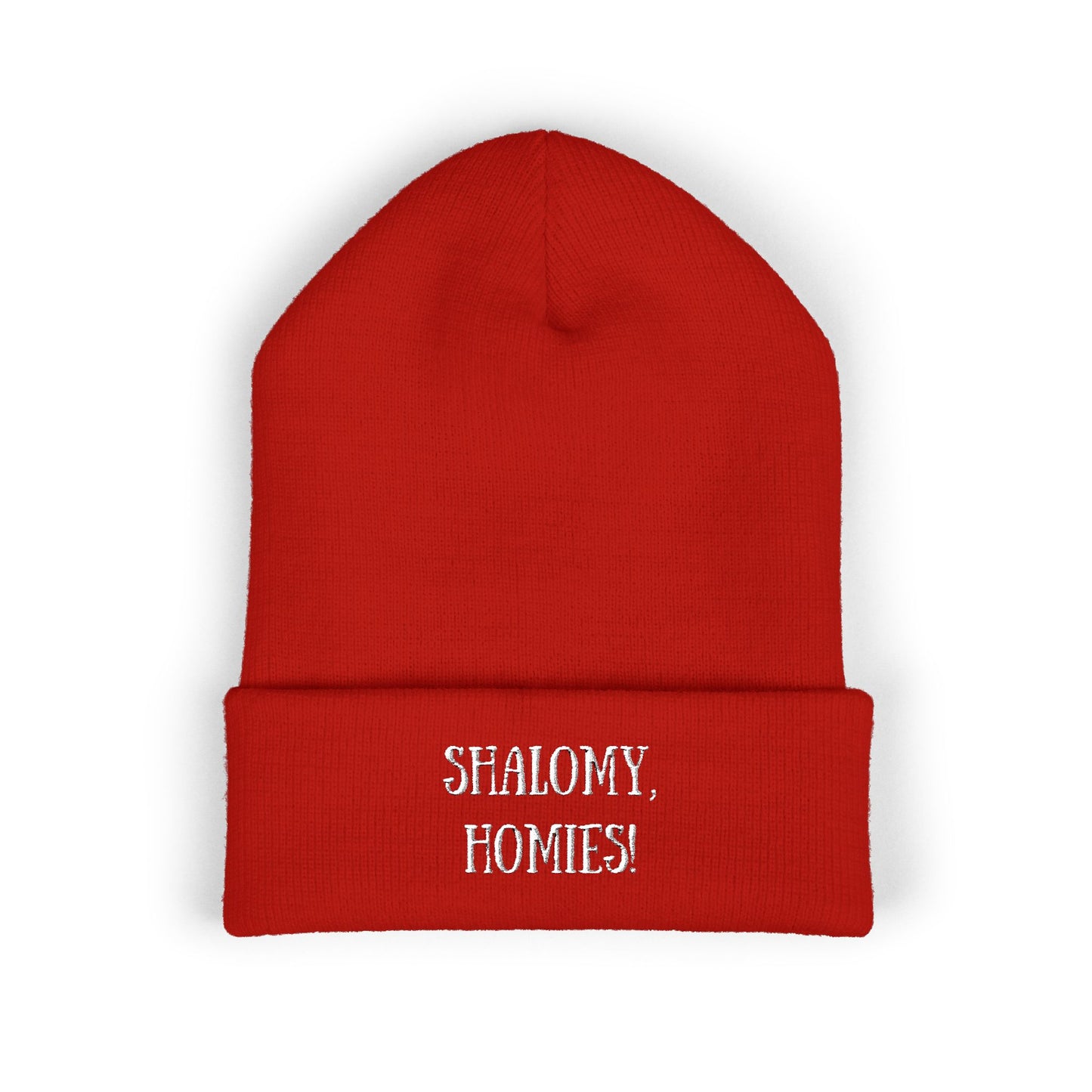 Shalomy, Homies! (Canadian Shipping) Embroidered Cuffed Beanie