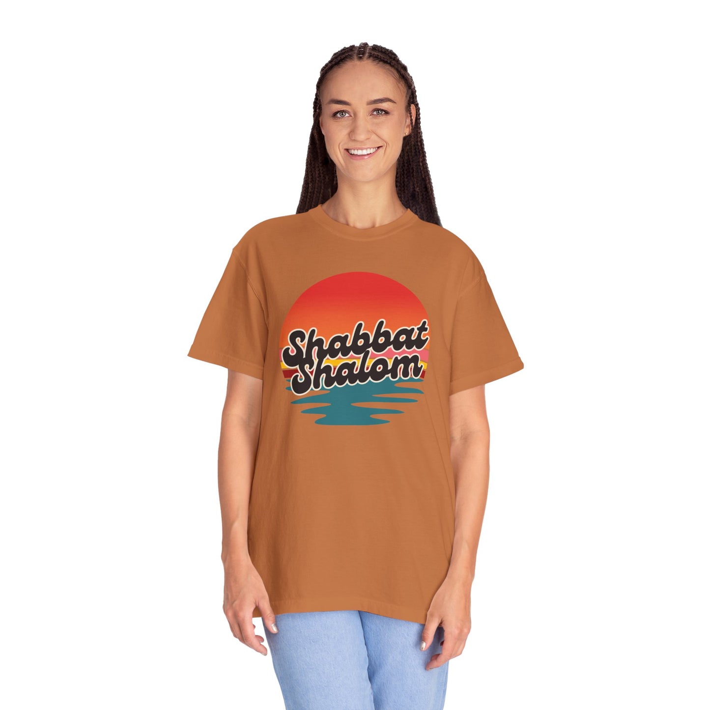 Sunset Shabbat Shalom T-shirt
