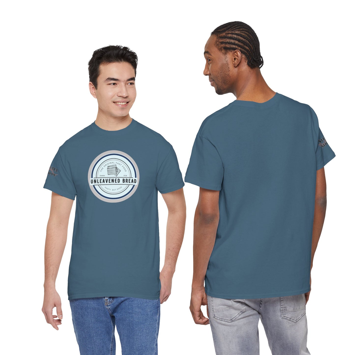 Unleavened Bread Matzo T-Shirt — "Hasty but Good" Passover Biblical Humor Tee