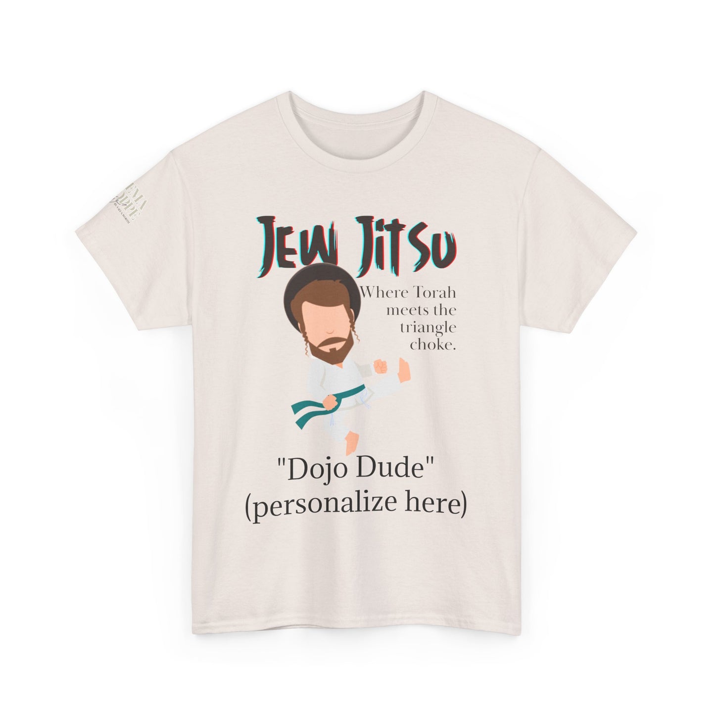 Jew Jitsu Funny Unisex Tee - Cotton Martial Arts Torah Shirt
