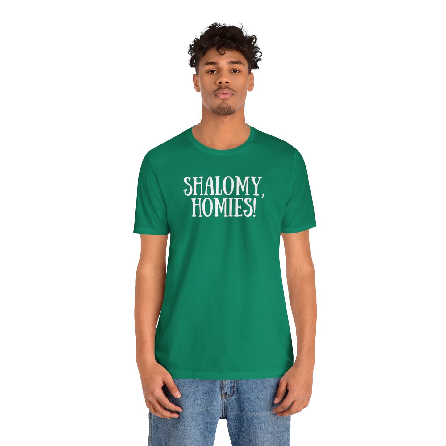 Shalomy Homies Tee - Funny Torah Obervant Greeting T-Shirt (Canada)