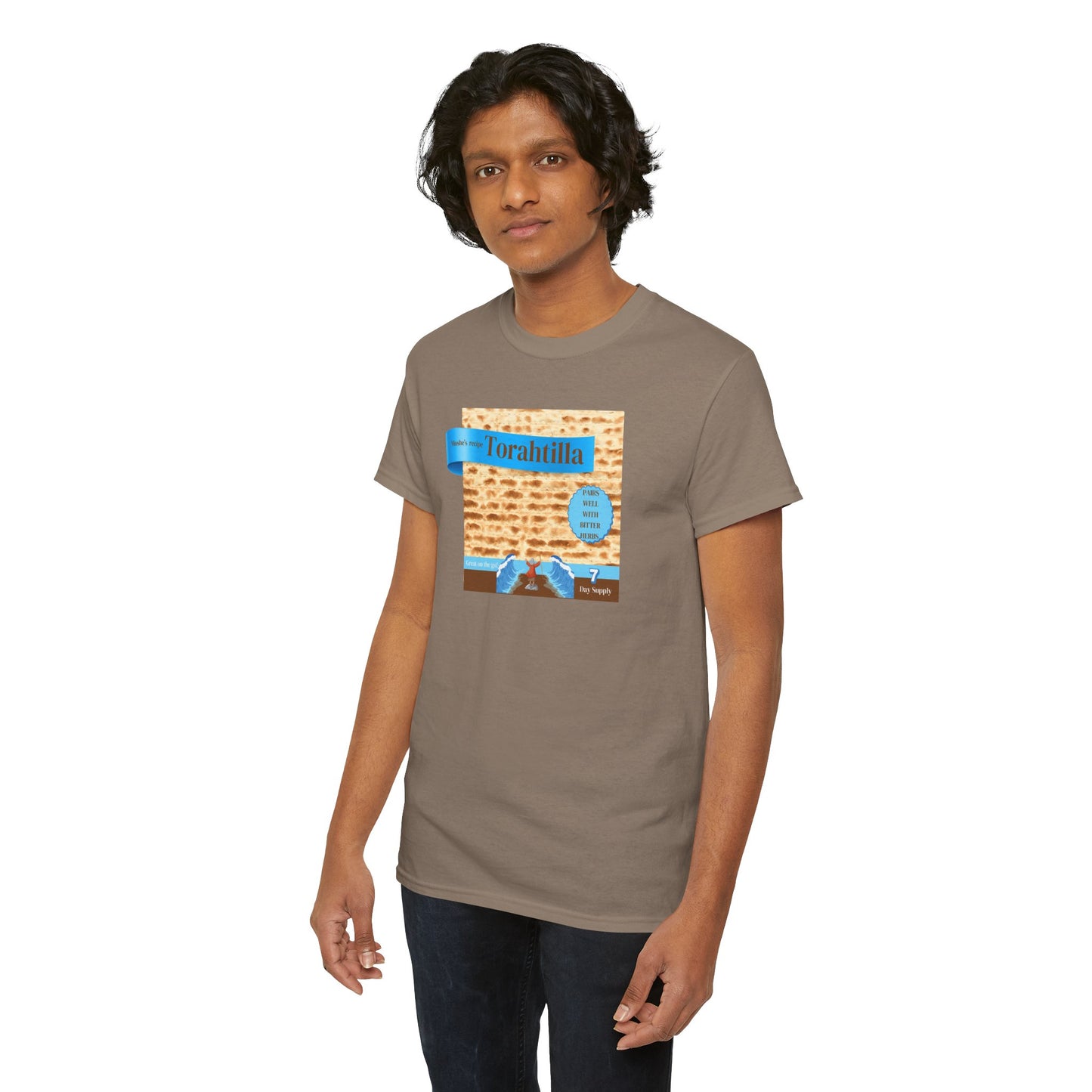 Passover Matzo Unisex Tee - Moshe's Recipe Torahtillas Cotton Funny Shirt